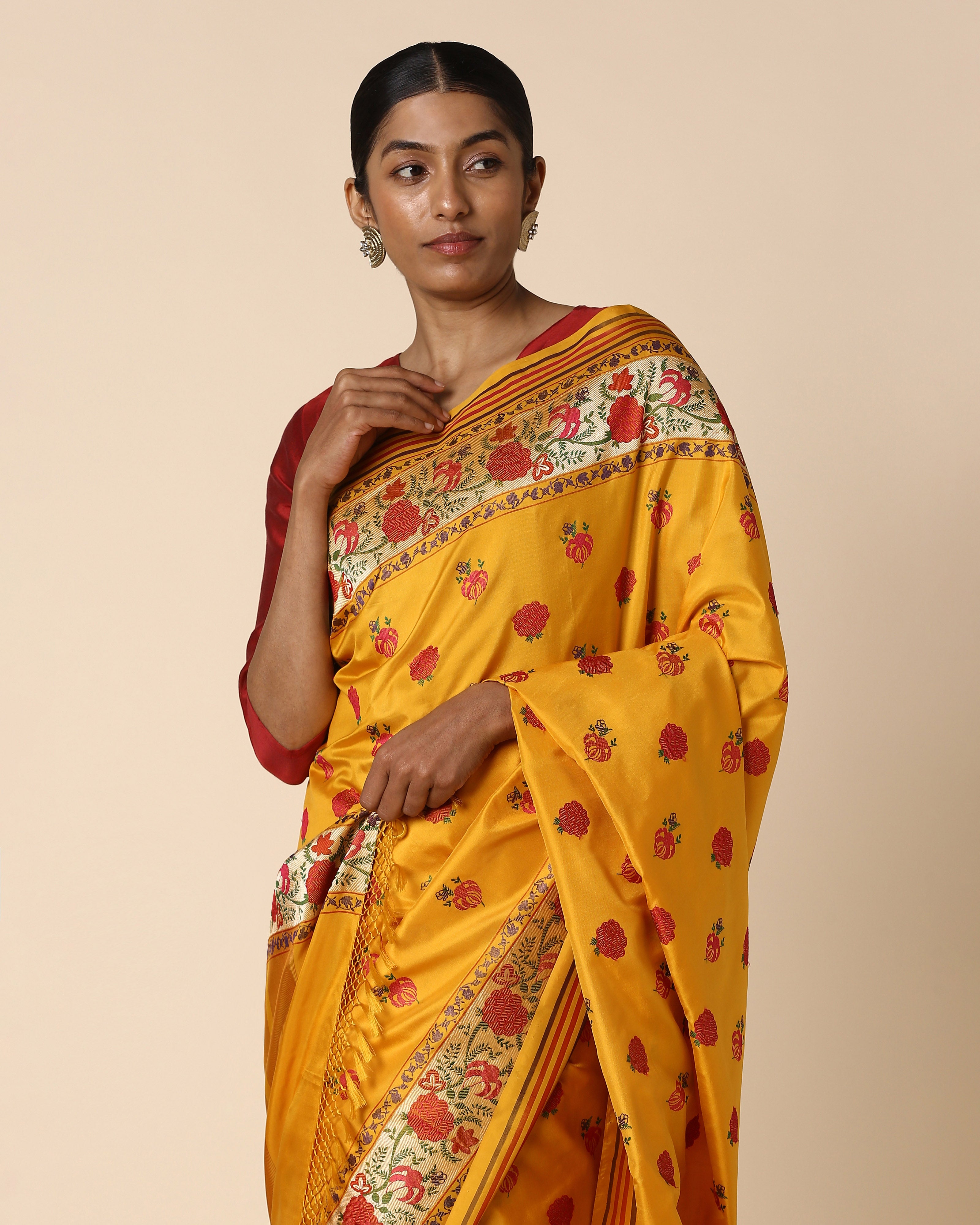 Annanda Banarasi Kadwa Silk Saree
