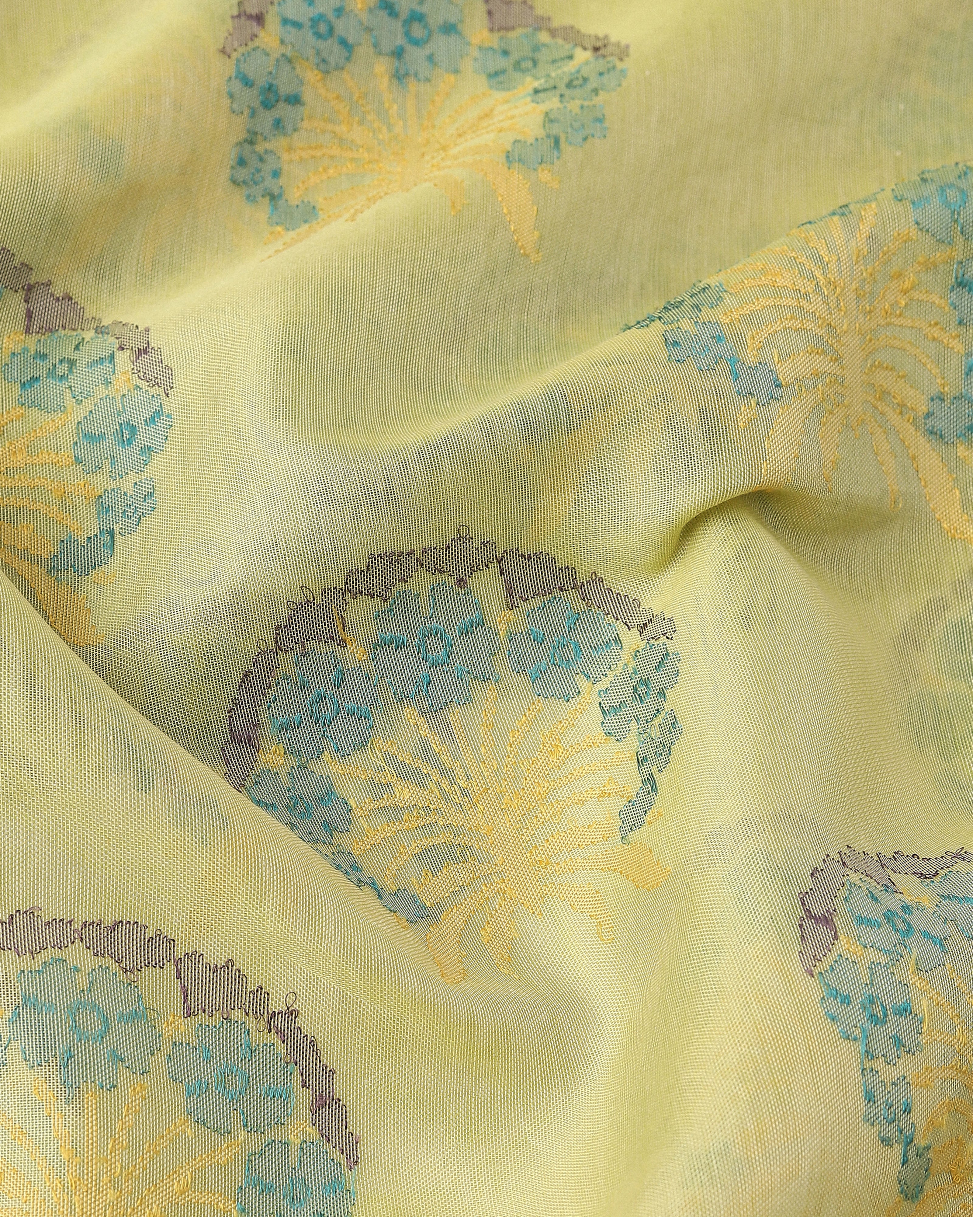 Anwitha Banarasi Jamdani Silk Cotton Saree