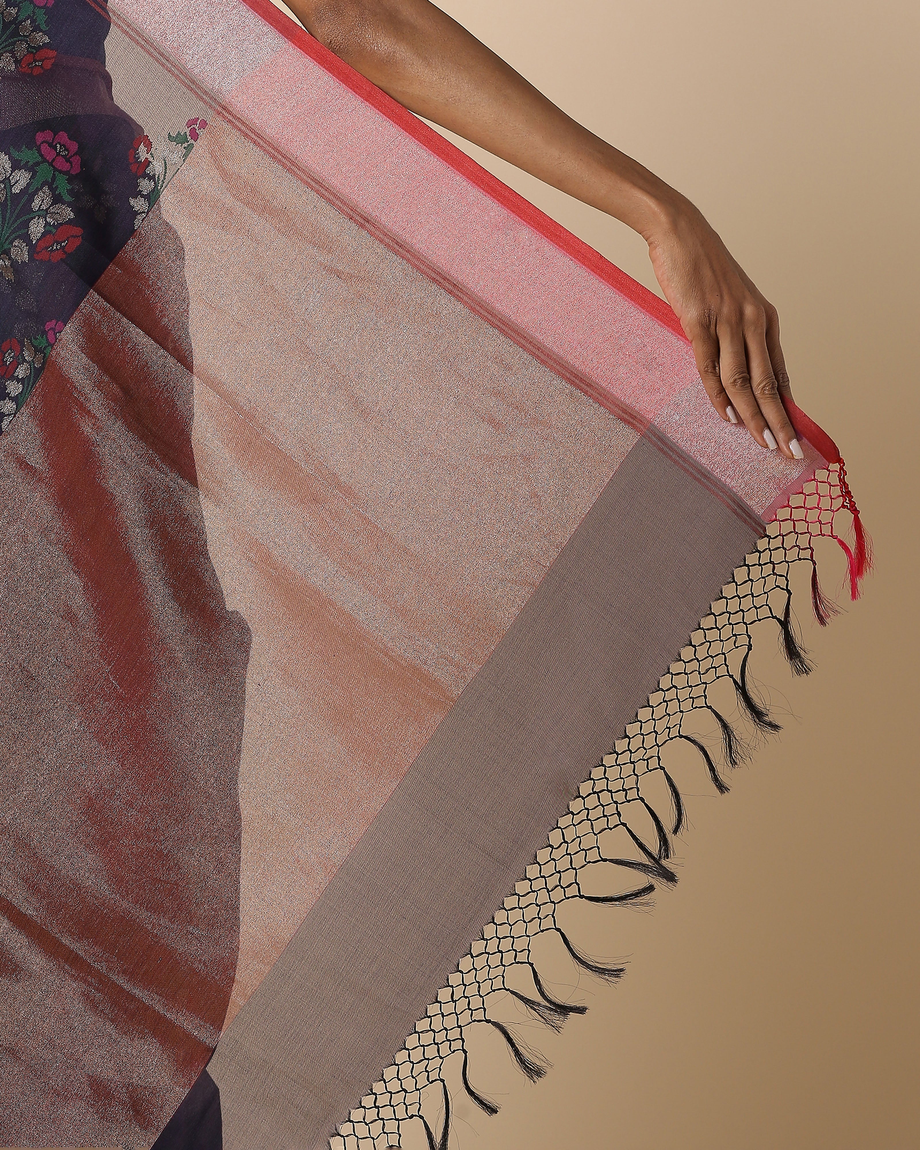 Bhavini Banarasi Jamdani Silk Cotton Saree