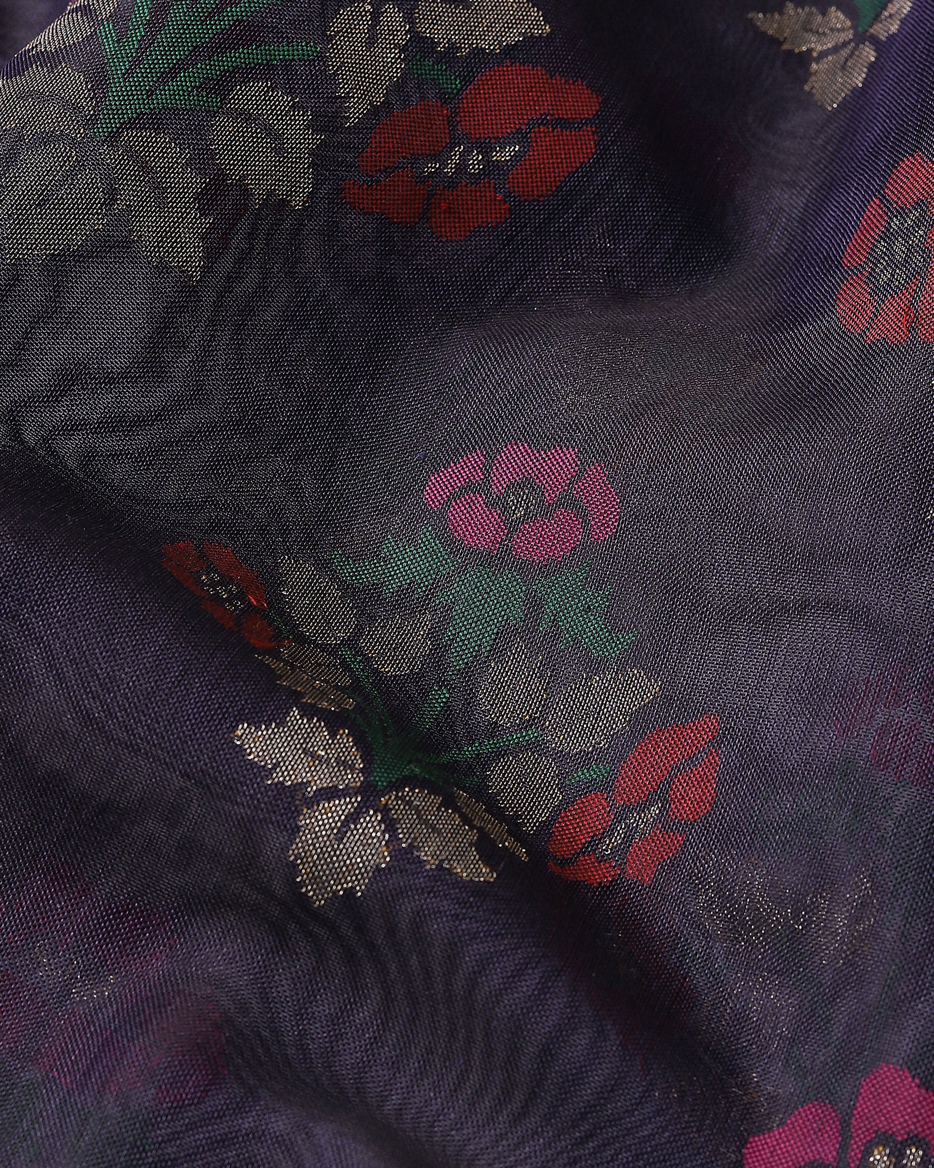 Bhavini Banarasi Jamdani Silk Cotton Saree