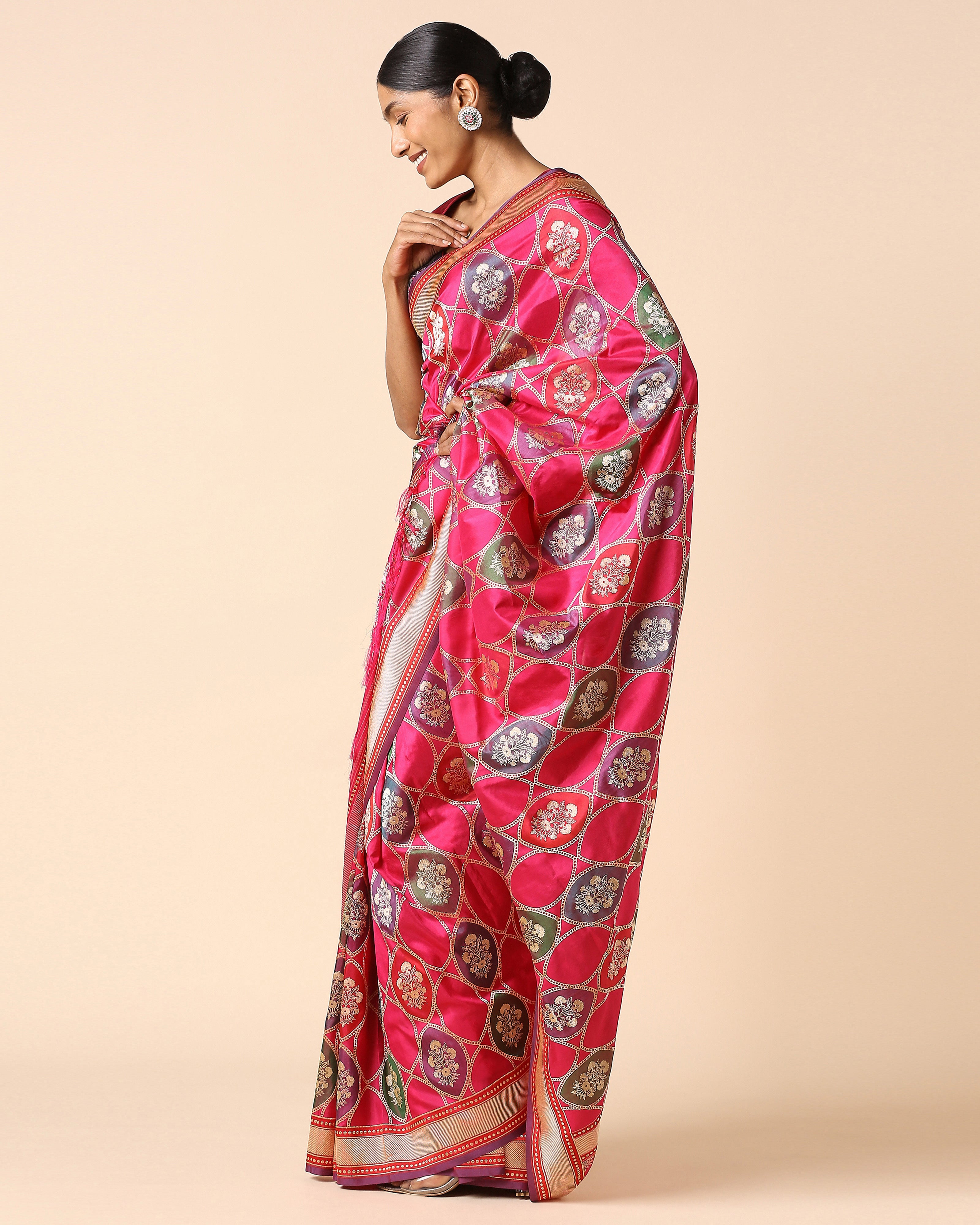 Mrida Banarasi Rangkaat Silk Saree