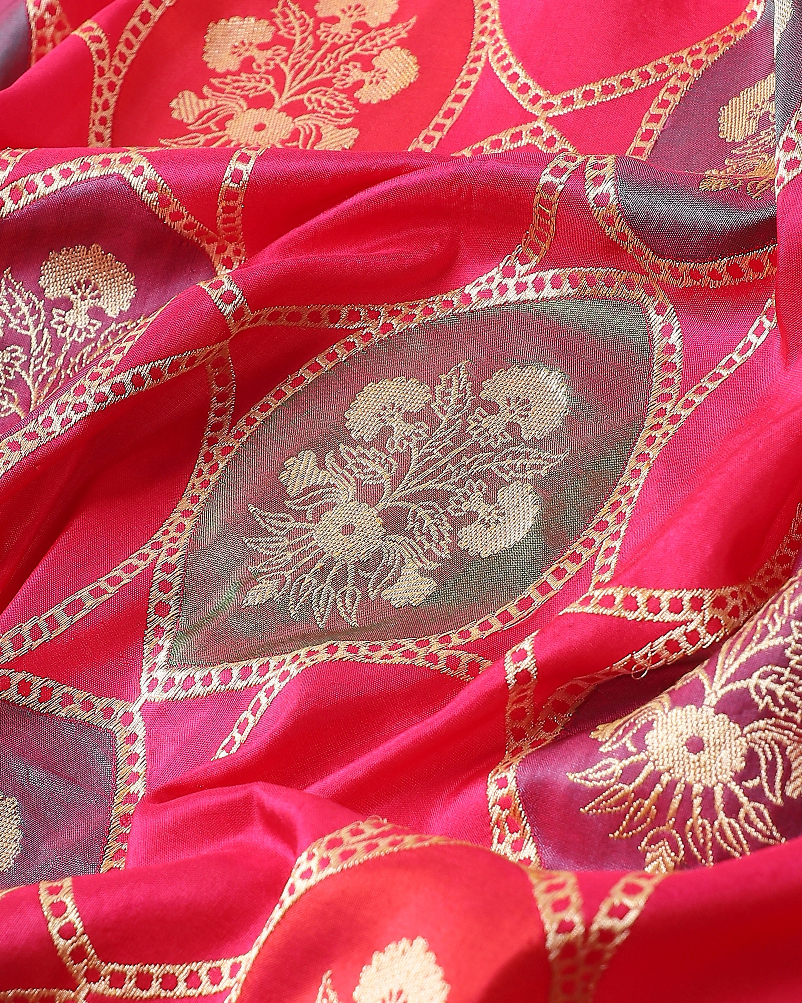 Mrida Banarasi Rangkaat Silk Saree
