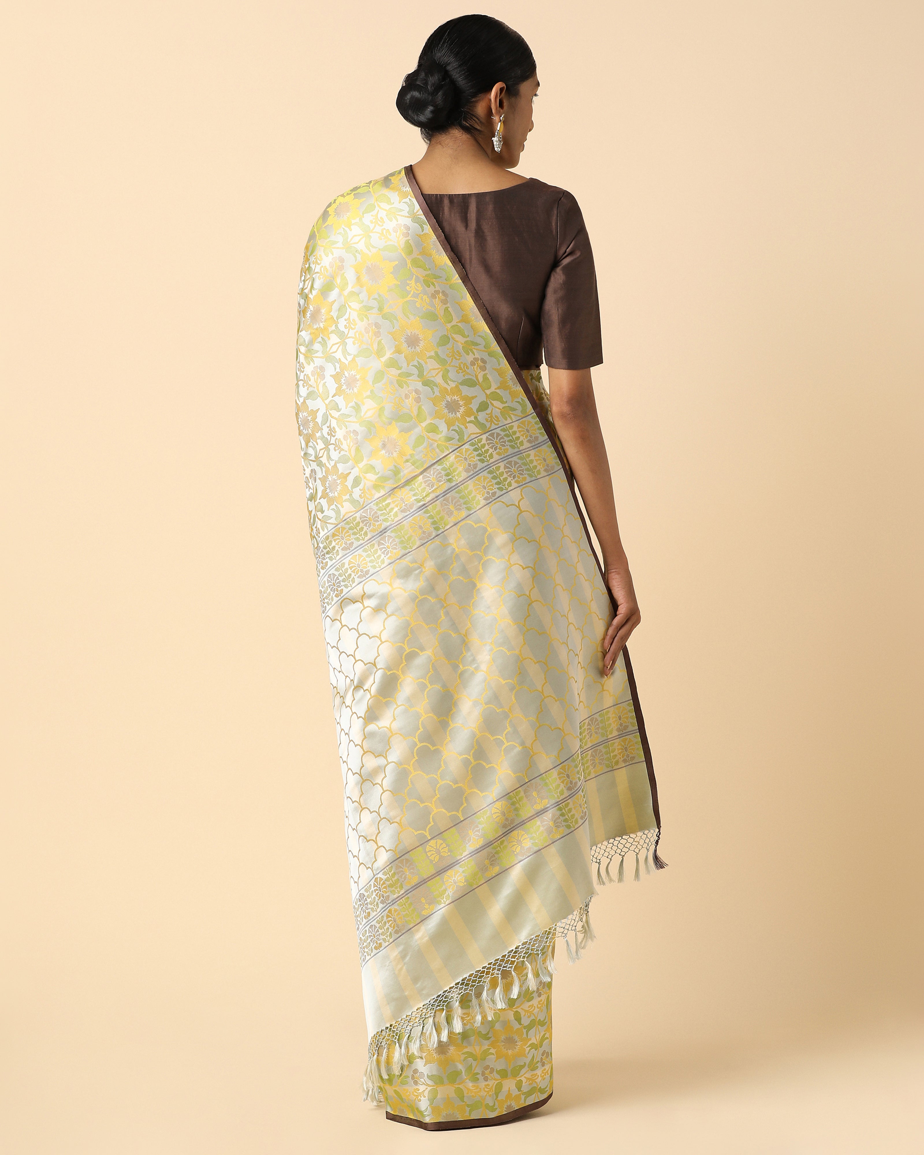 Sarvani Banarasi Tanchoi Silk Saree