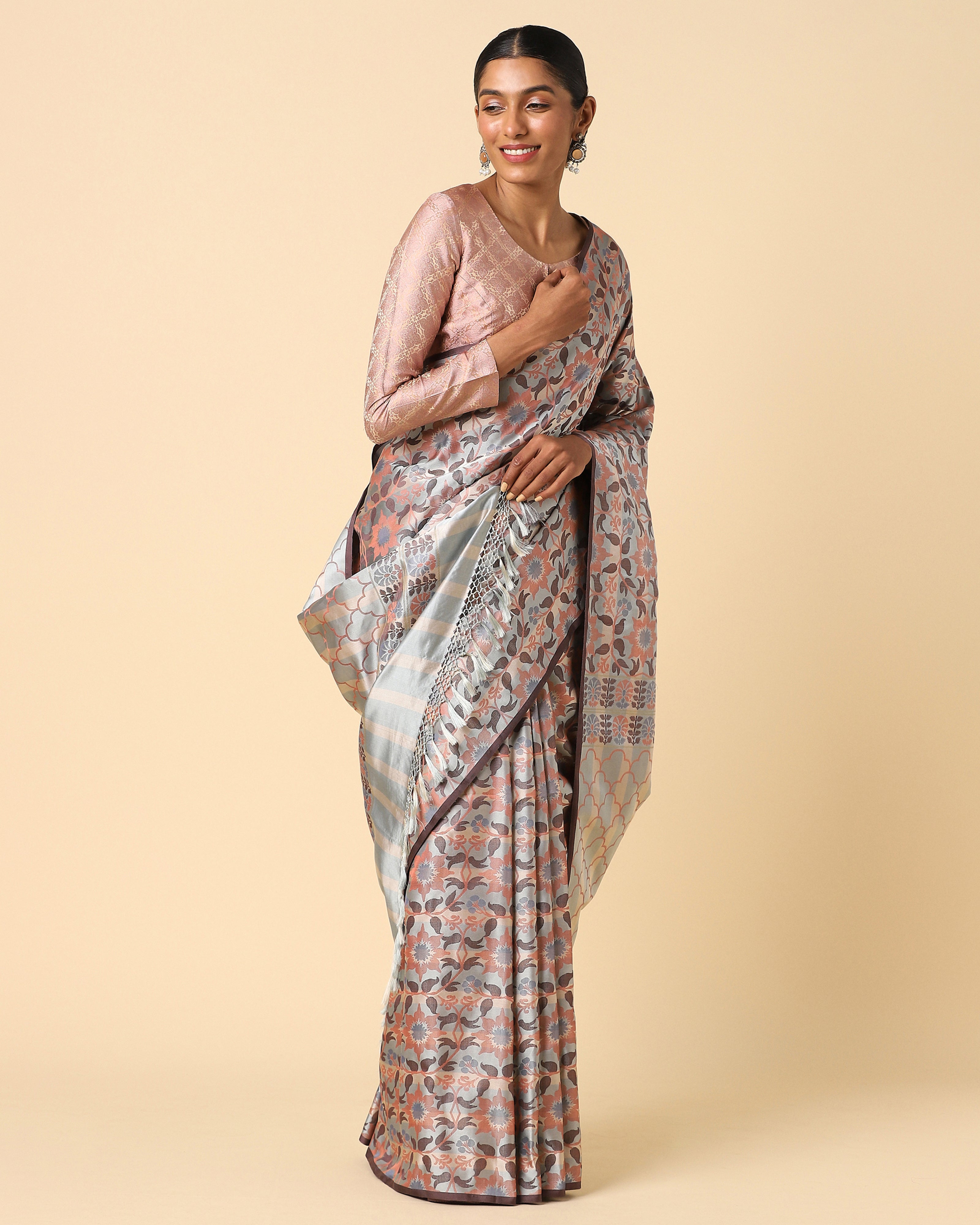 Sarvani Banarasi Tanchoi Silk Saree