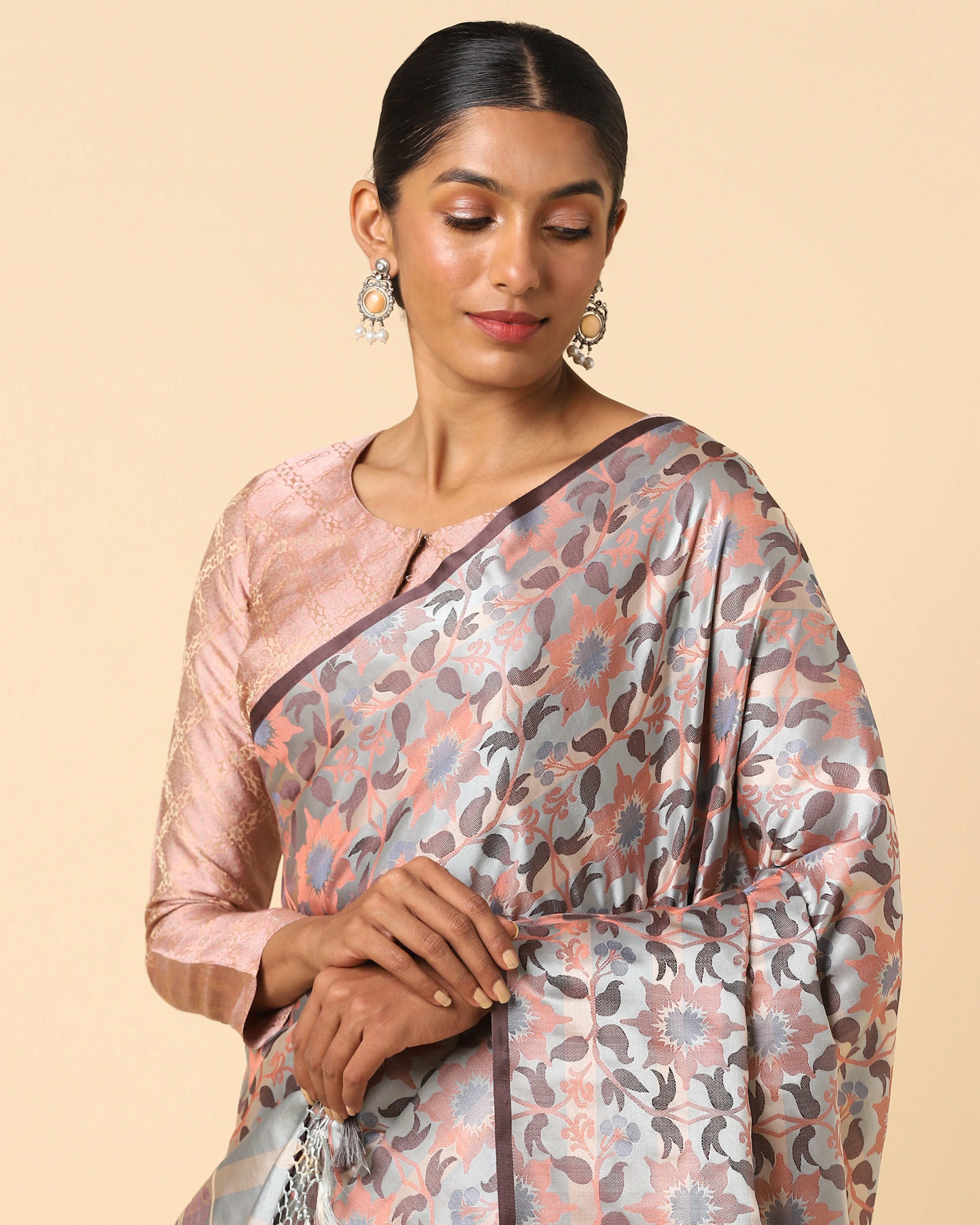 Sarvani Banarasi Tanchoi Silk Saree