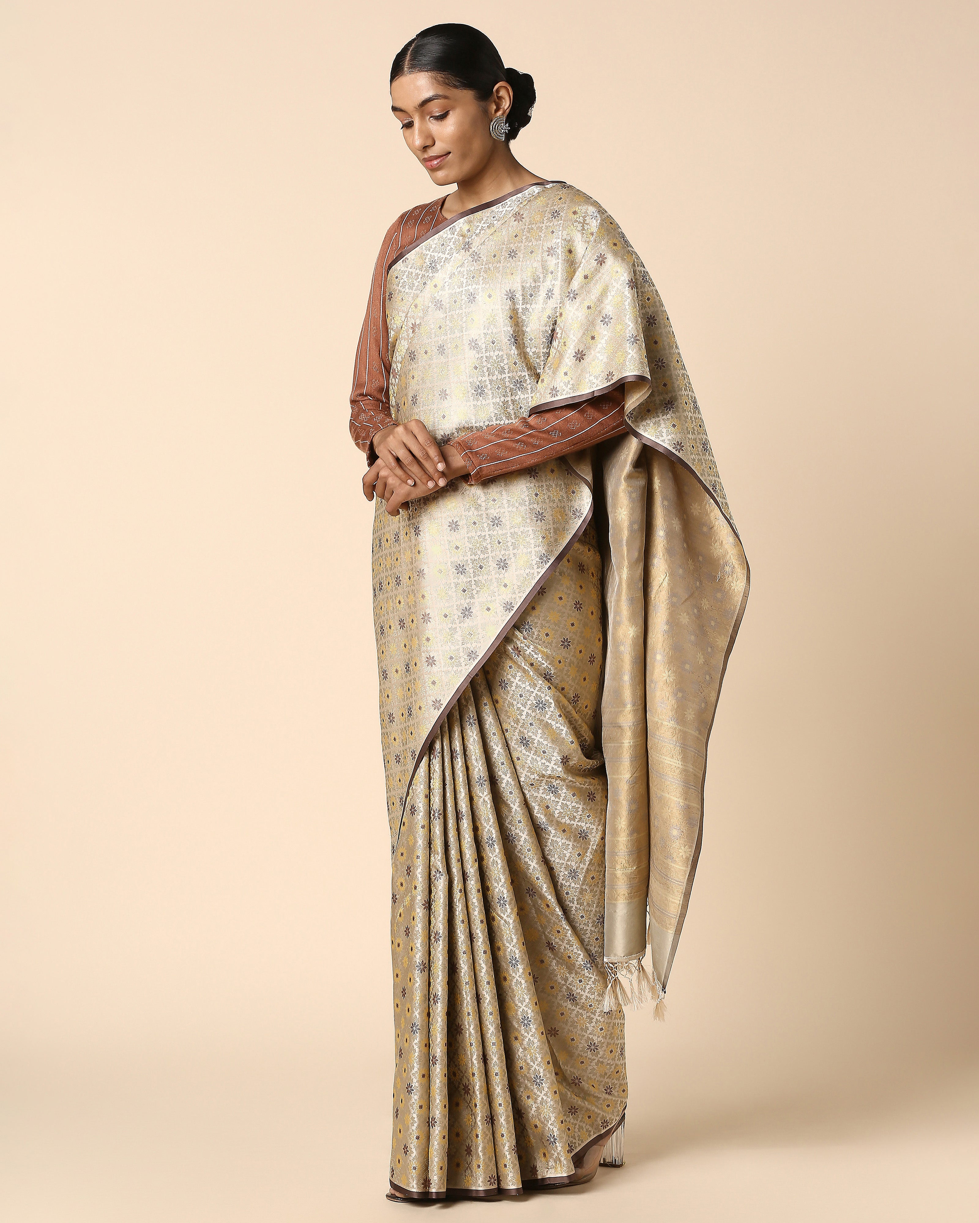 Panchali Banarasi Tanchoi Silk Saree