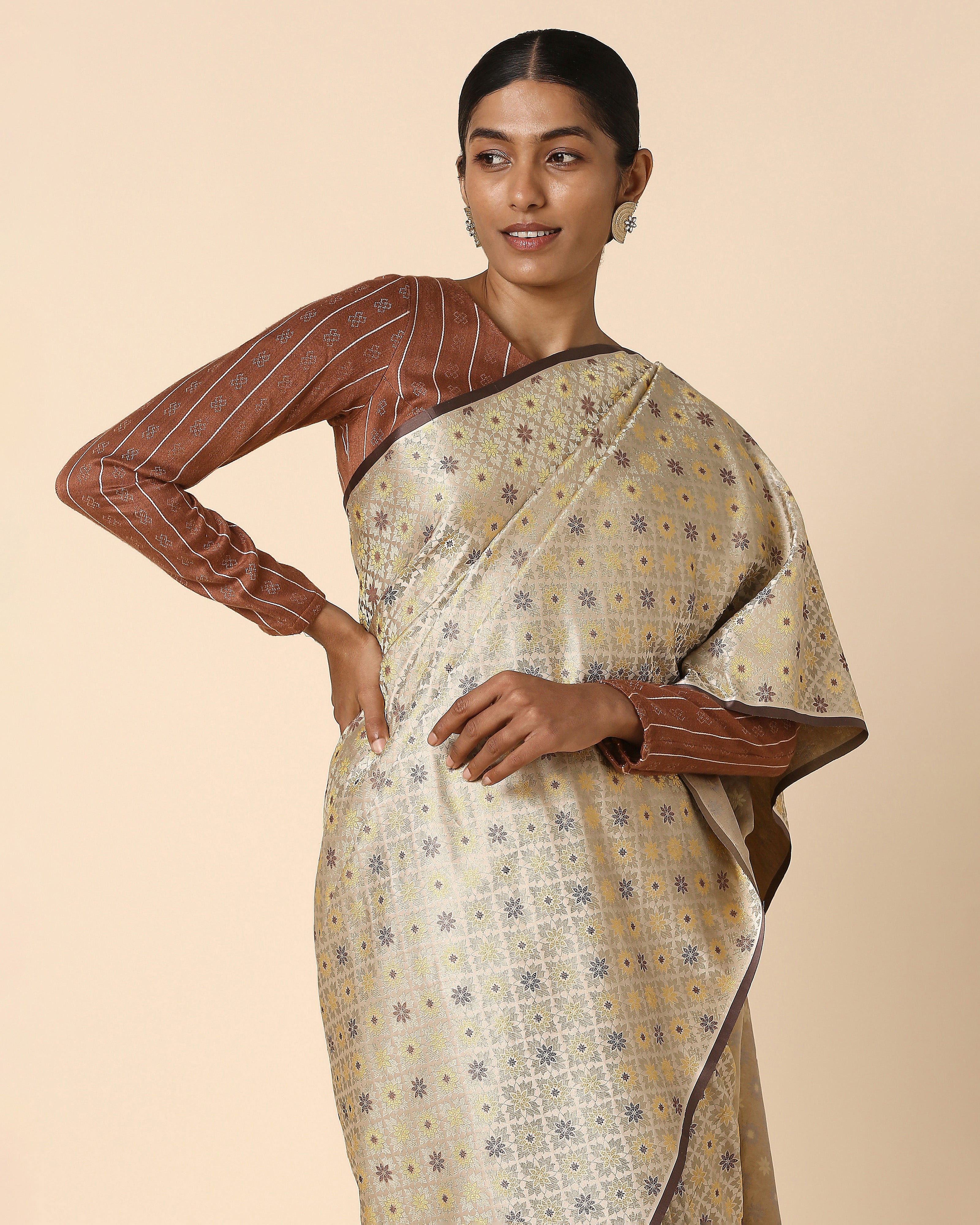 Panchali Banarasi Tanchoi Silk Saree