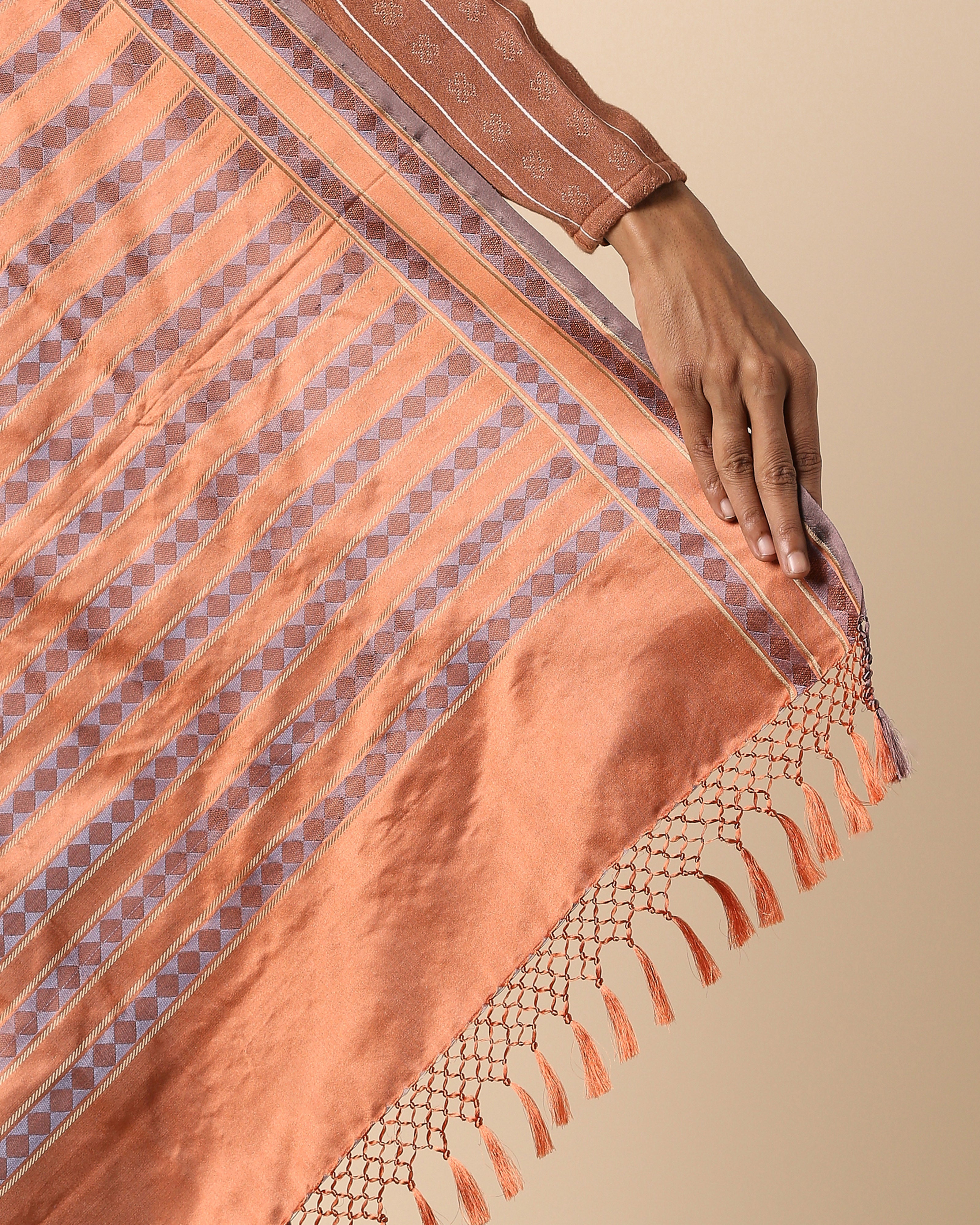 Shayma Banarasi Tanchoi Silk Saree