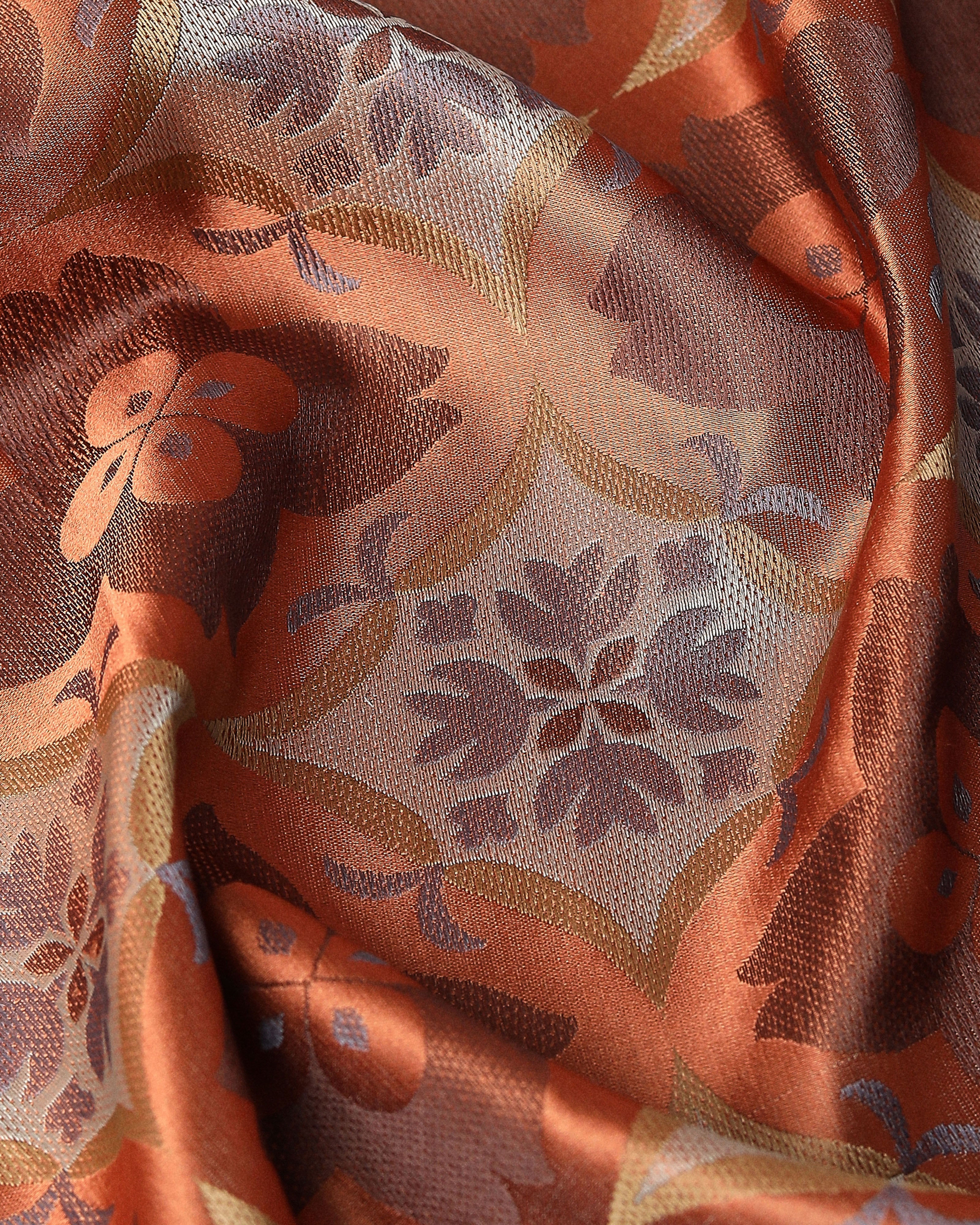 Shayma Banarasi Tanchoi Silk Saree