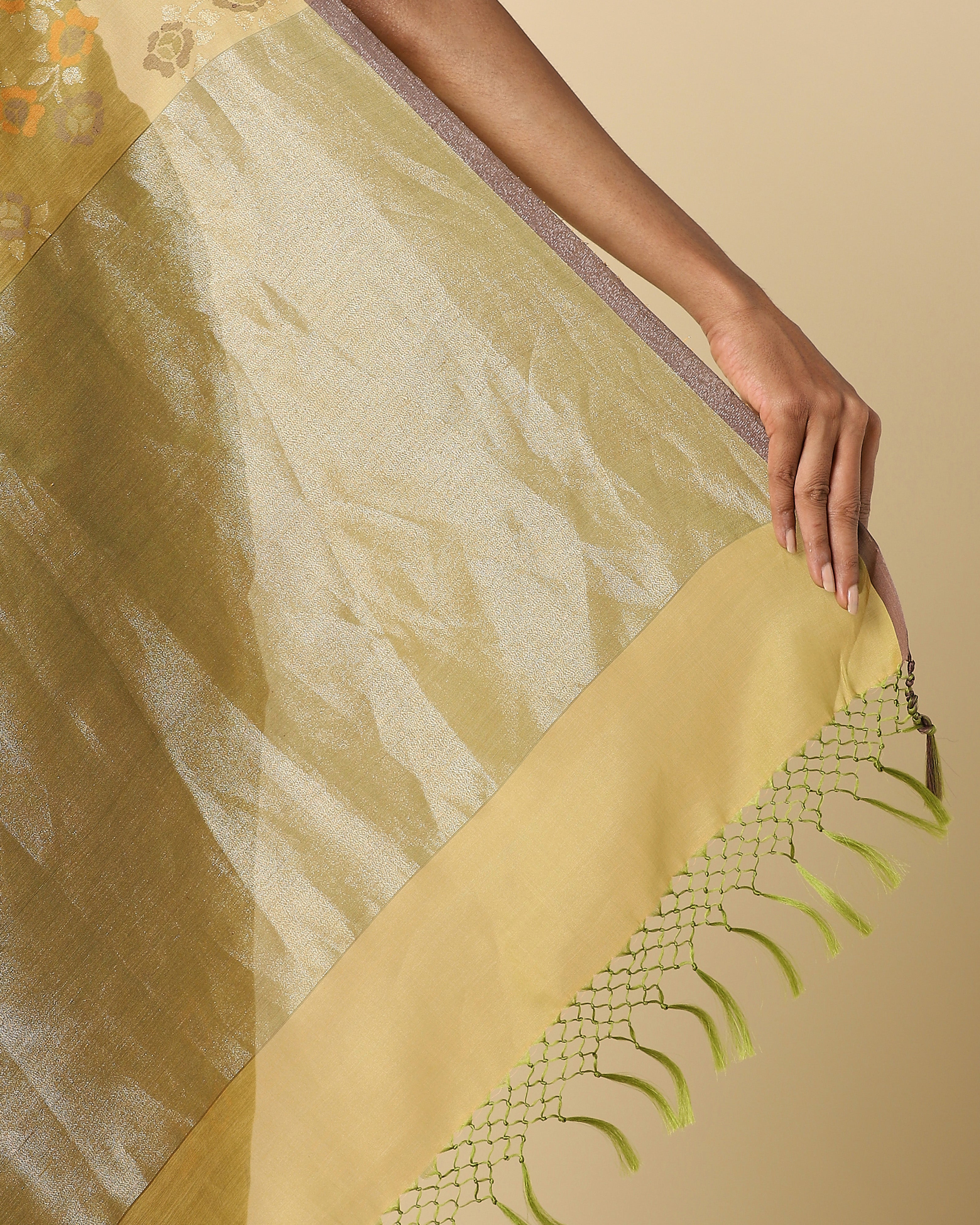 Aja Banarasi Jamdani Silk Cotton Saree