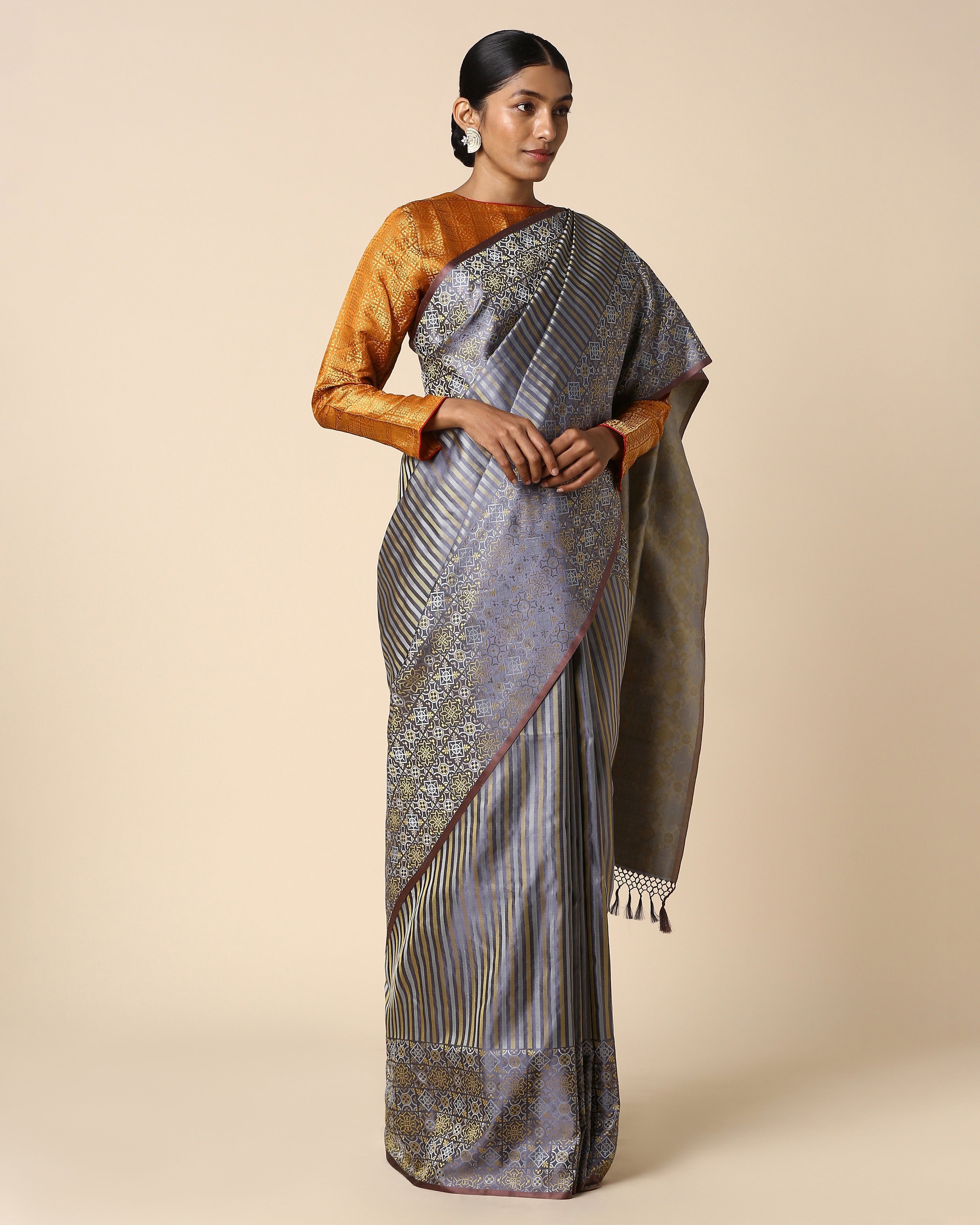 Shoolin Banarasi Tanchoi Silk Saree