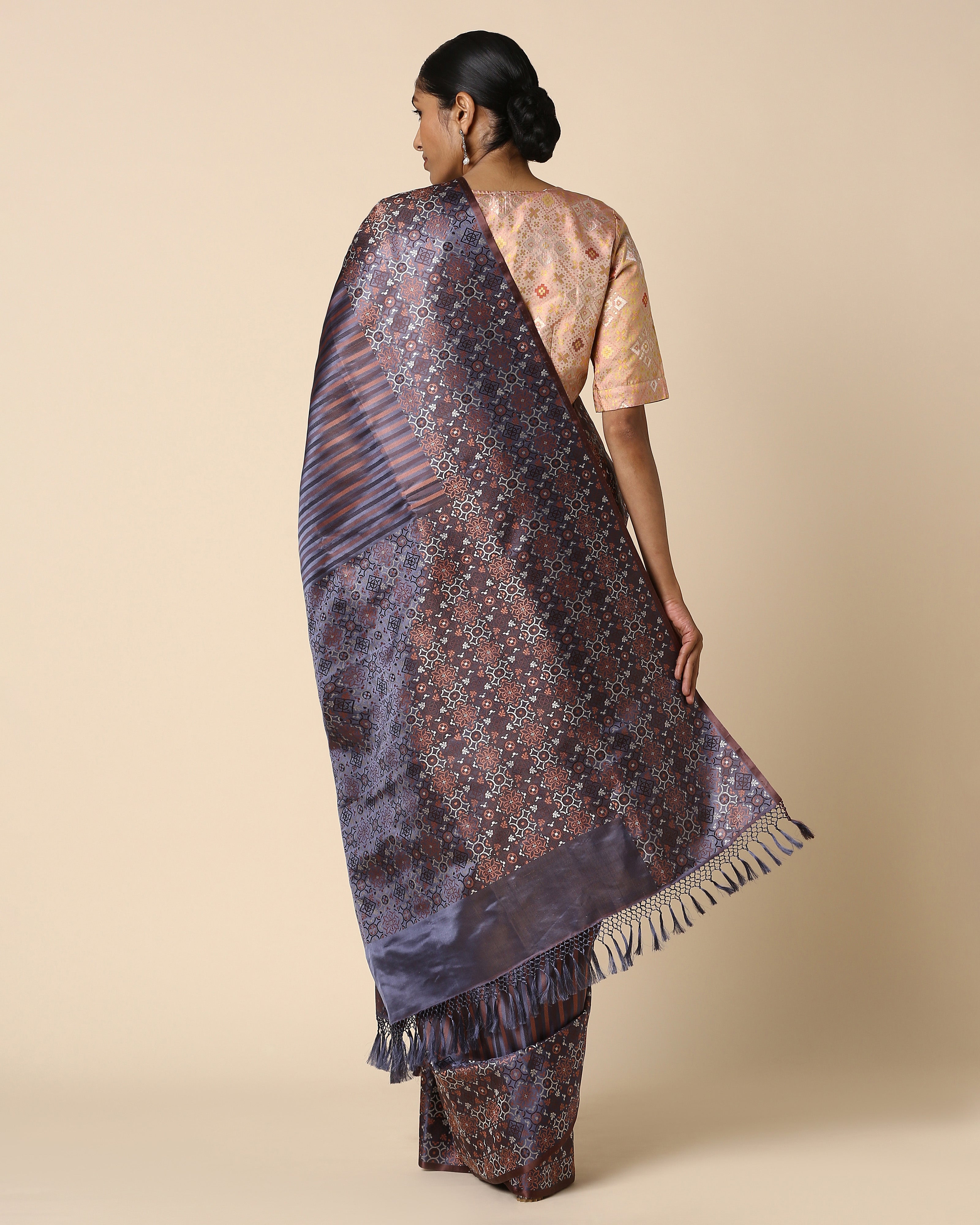 Shoolin Banarasi Tanchoi Silk Saree