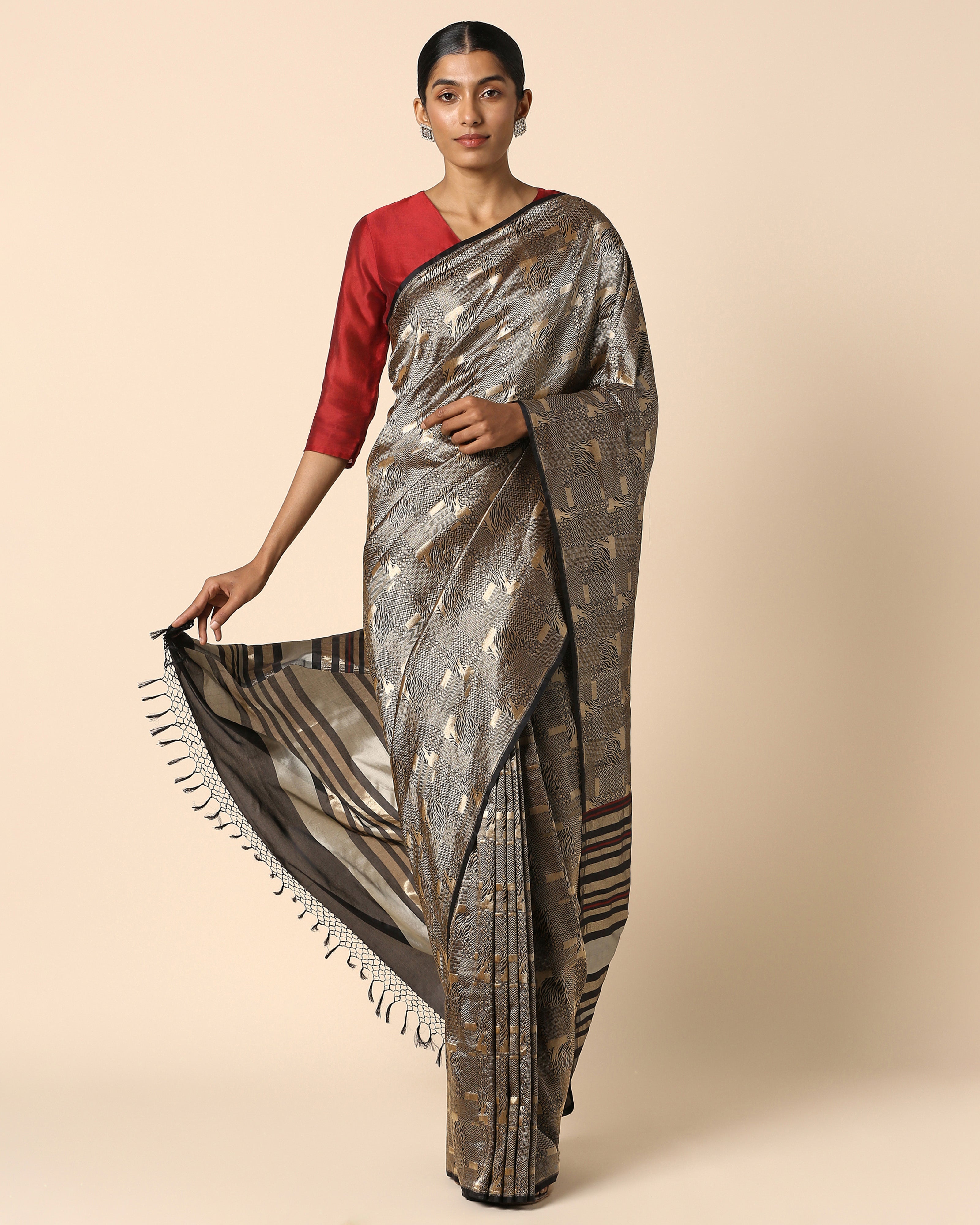 Vasant Banarasi Powdi Silk Saree