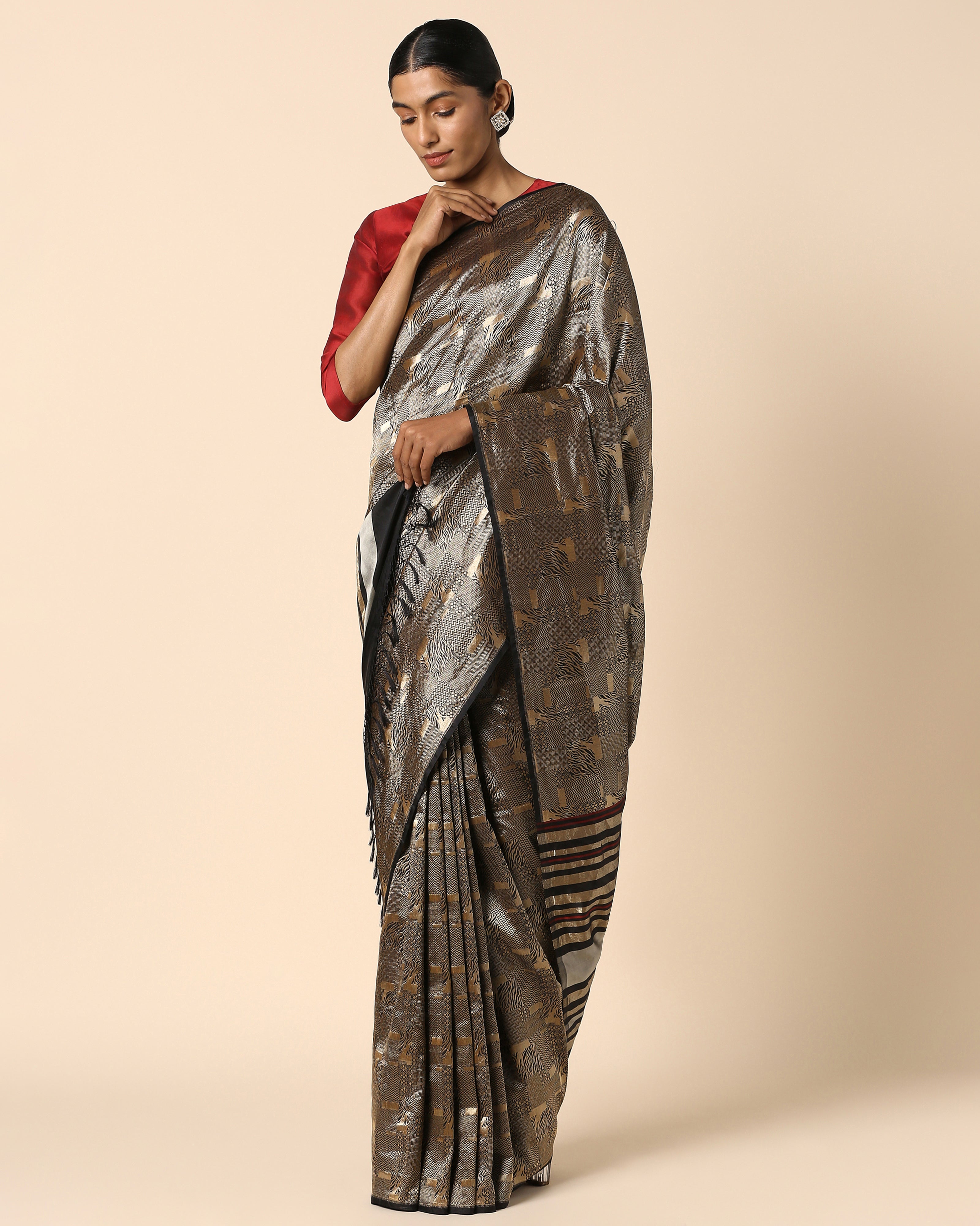 Vasant Banarasi Powdi Silk Saree