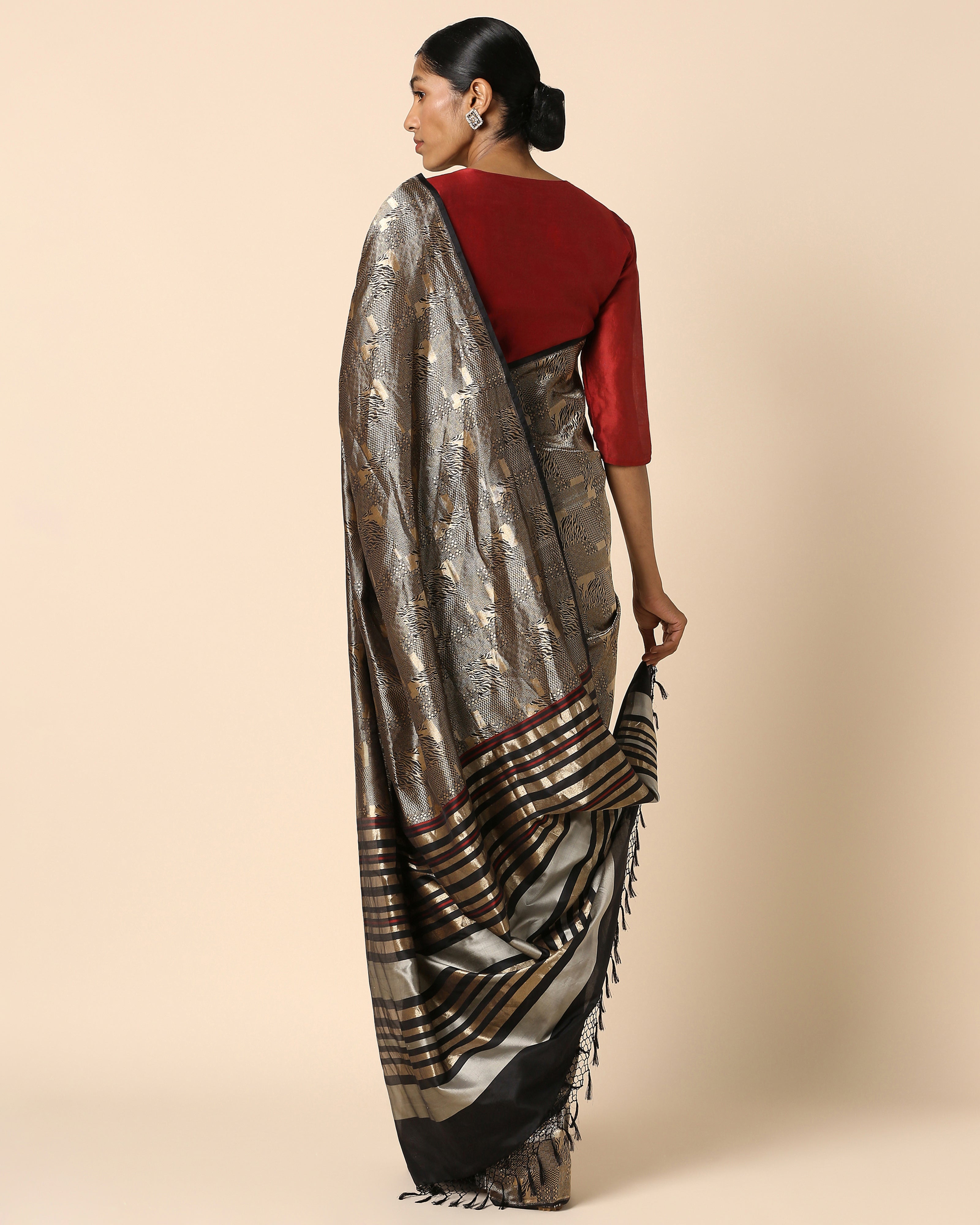 Vasant Banarasi Powdi Silk Saree