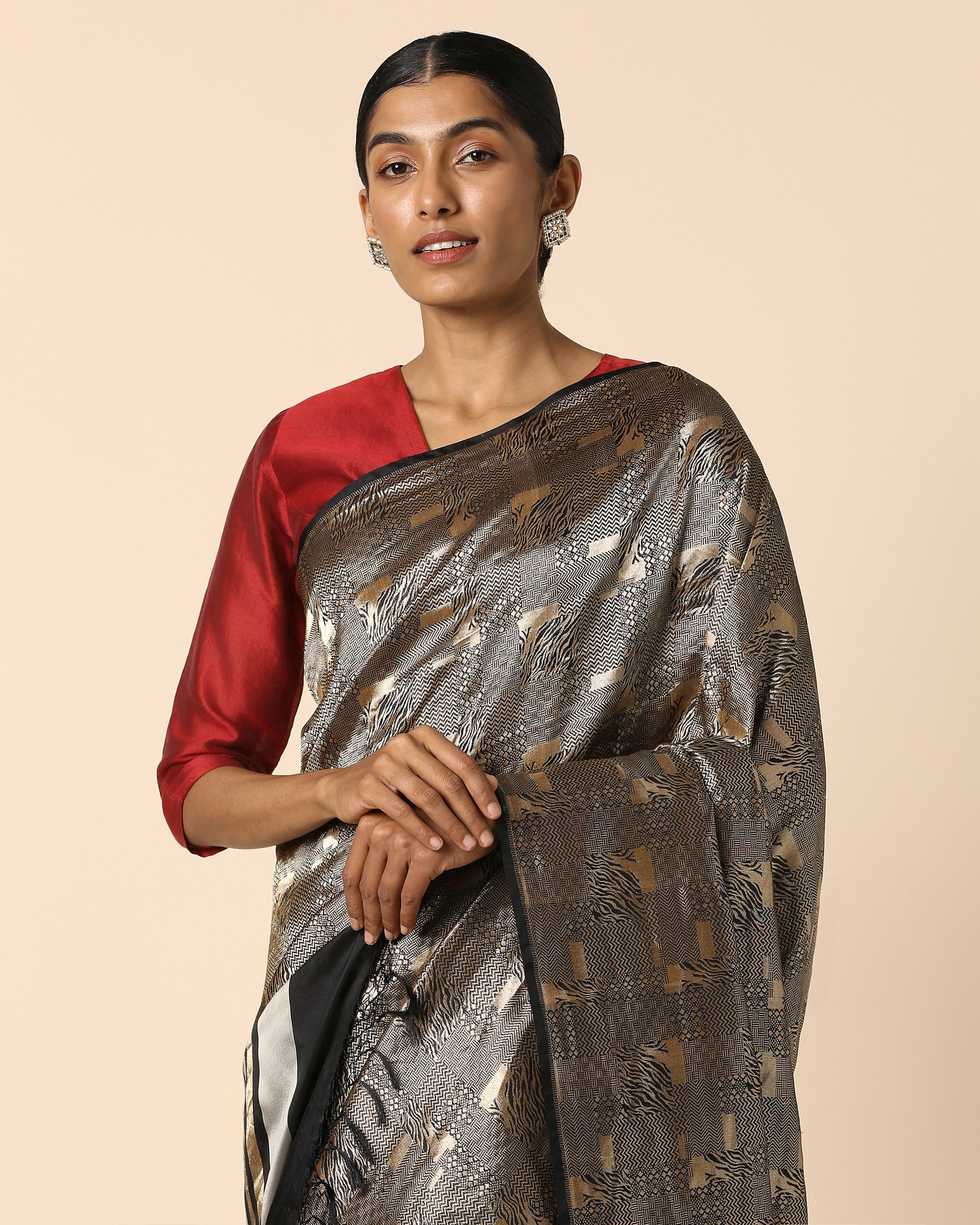 Vasant Banarasi Powdi Silk Saree