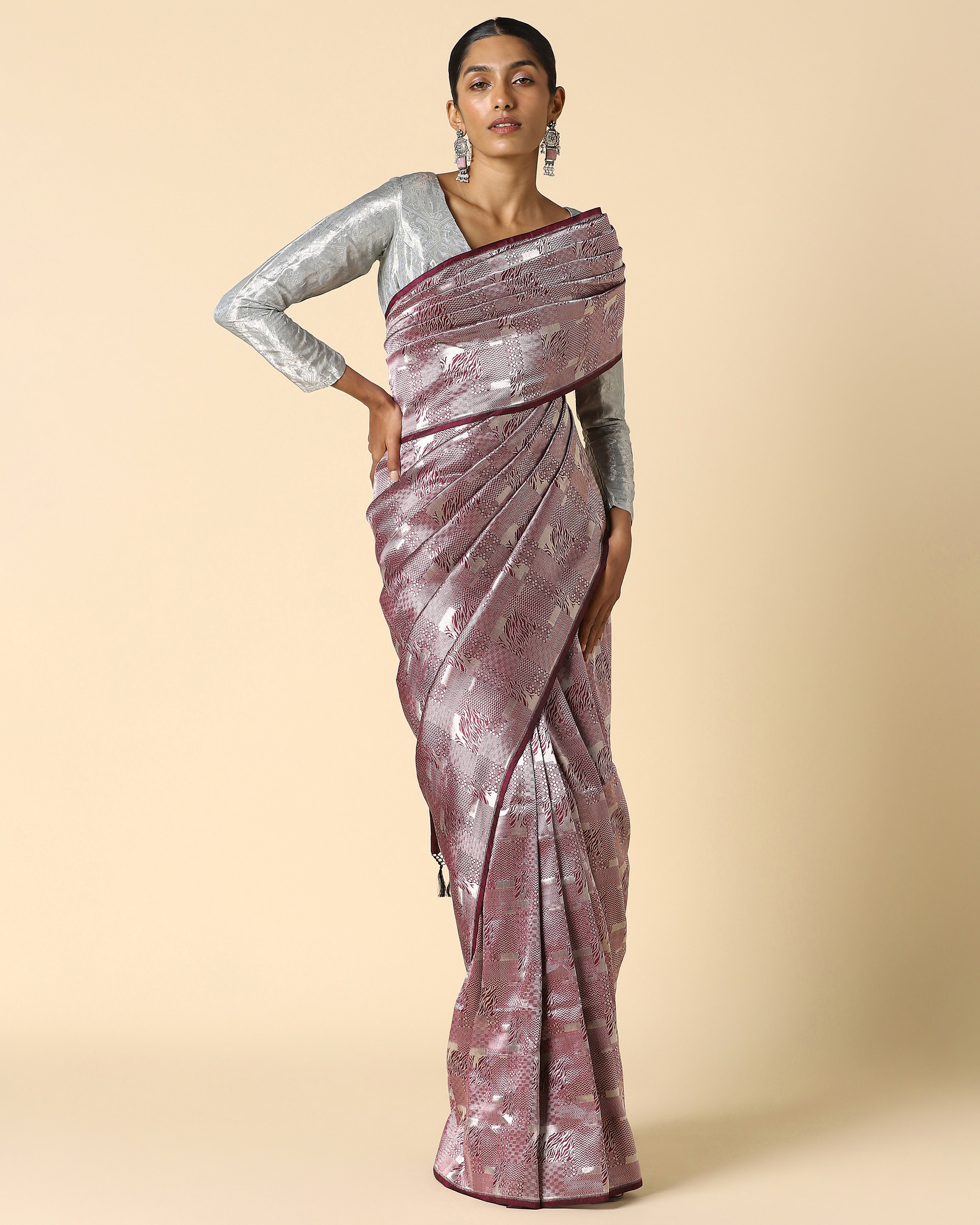 Vasant Banarasi Powdi Silk Saree