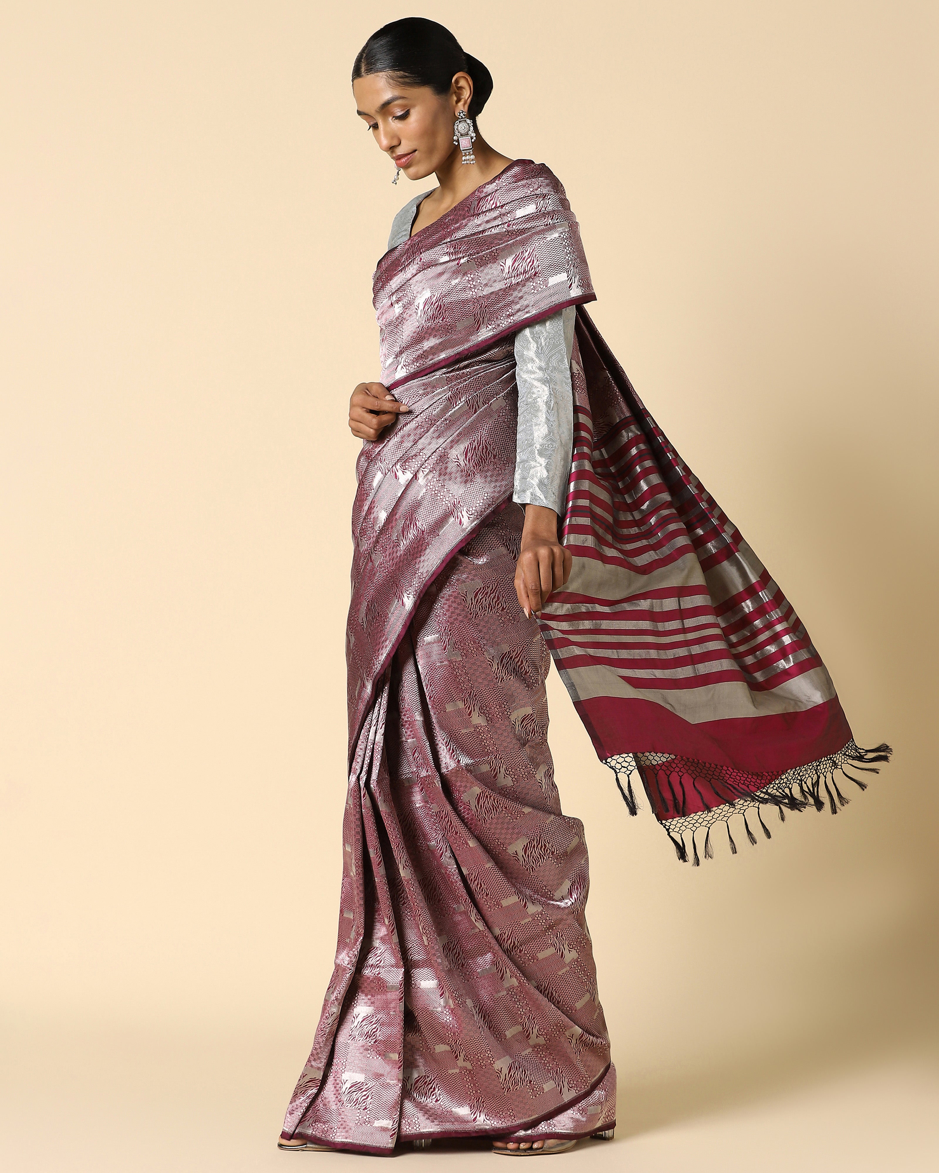 Vasant Banarasi Powdi Silk Saree