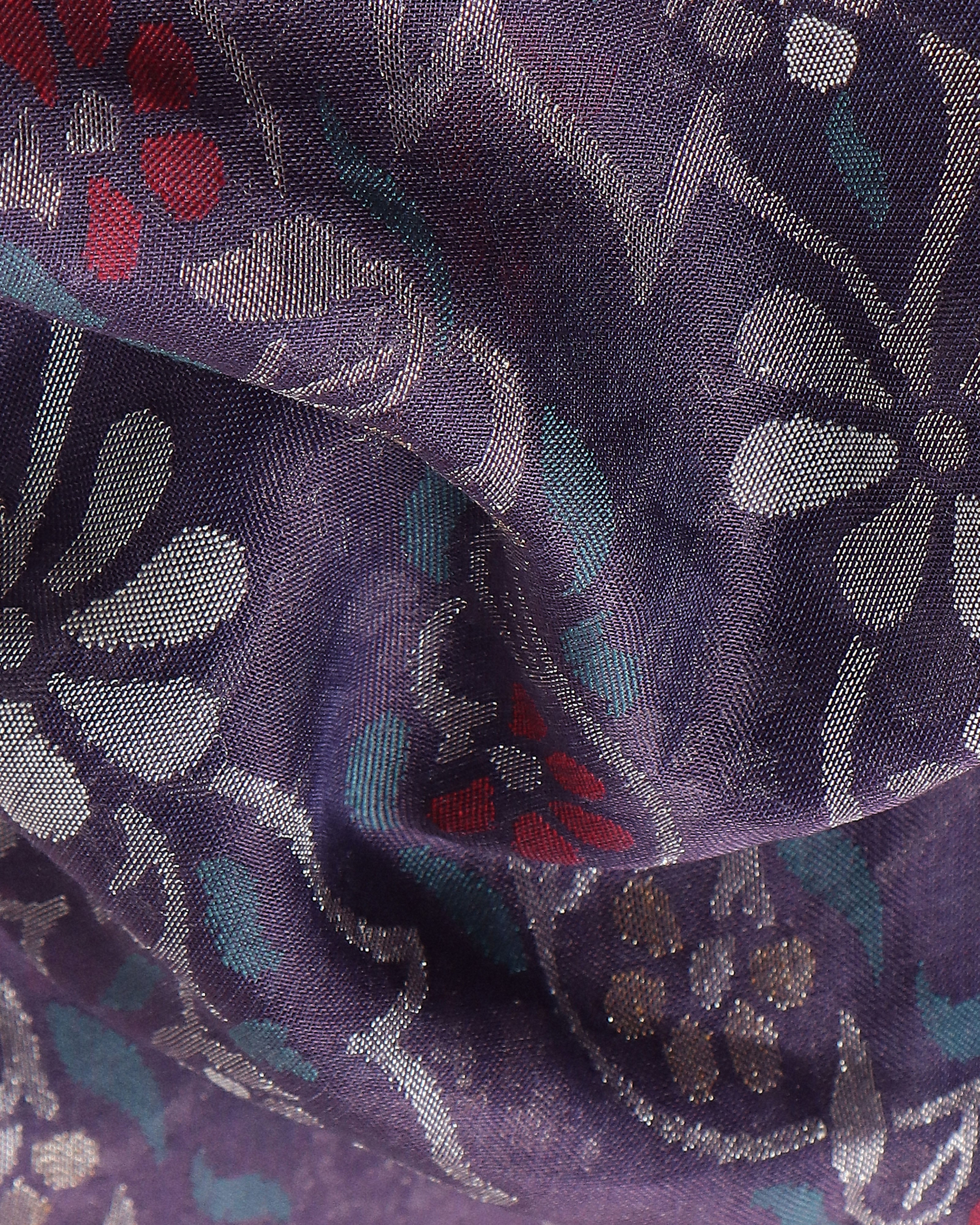 Mahil Banarasi Jamdani Silk Cotton Saree