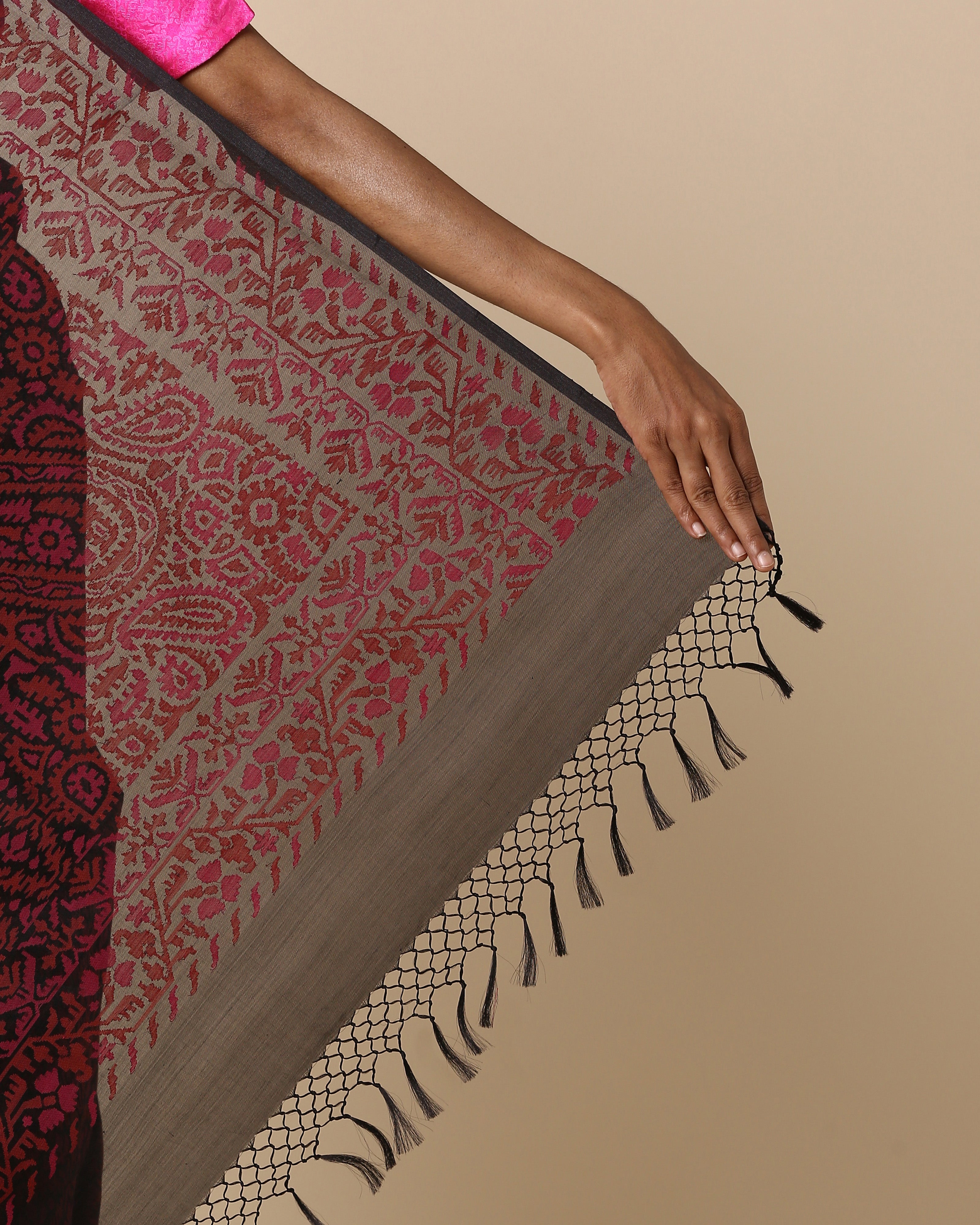Aaiti Banarasi Jamdani Silk Cotton Saree