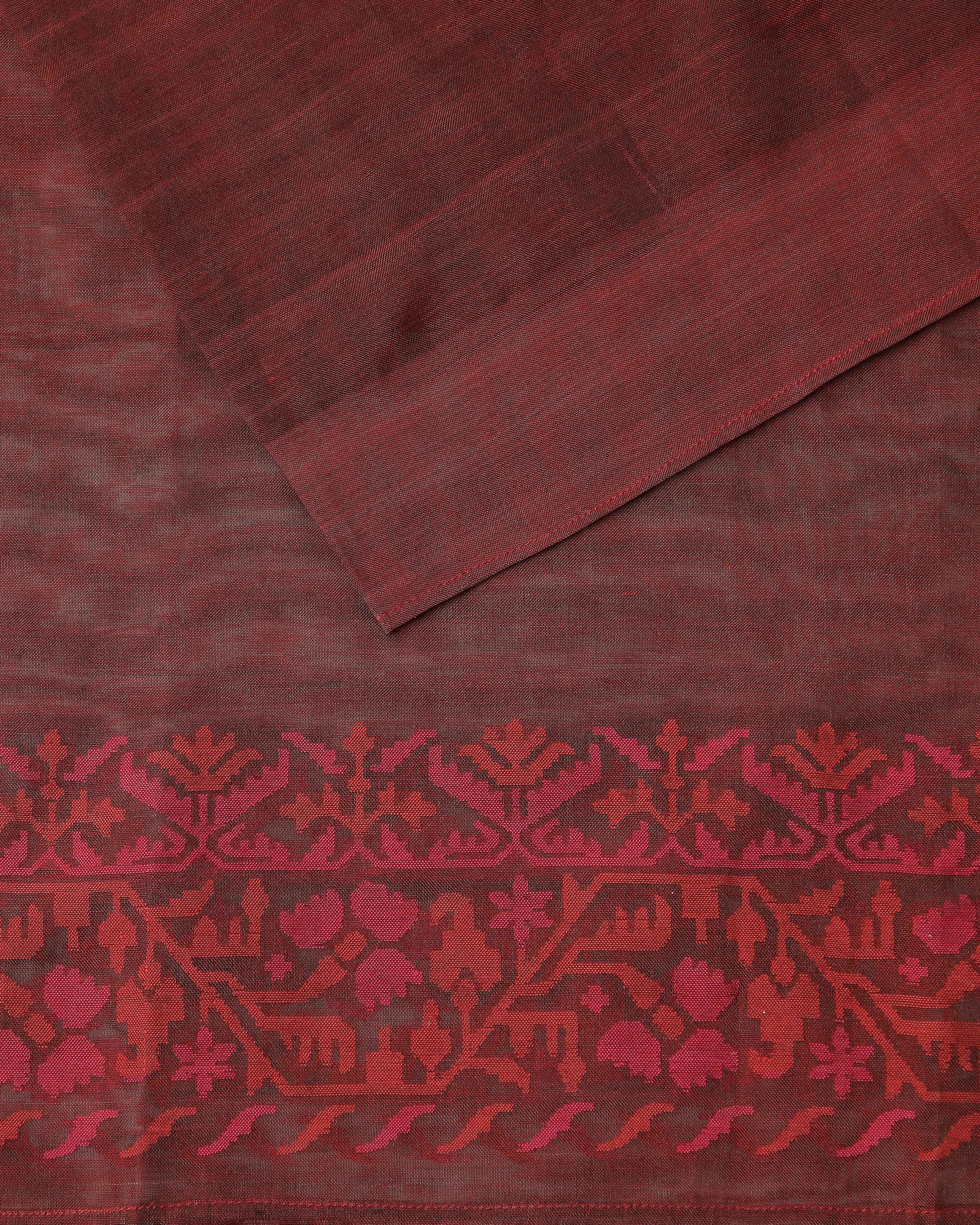 Aaiti Banarasi Jamdani Silk Cotton Saree