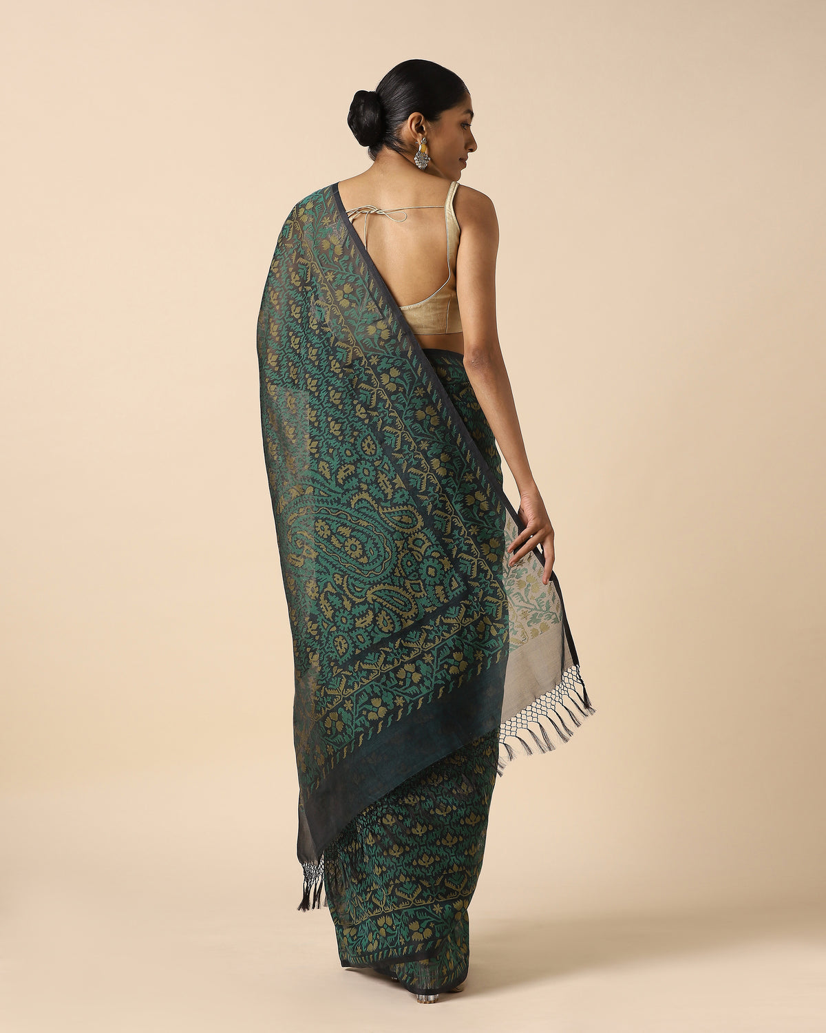 Aaiti Banarasi Jamdani Silk Cotton Saree