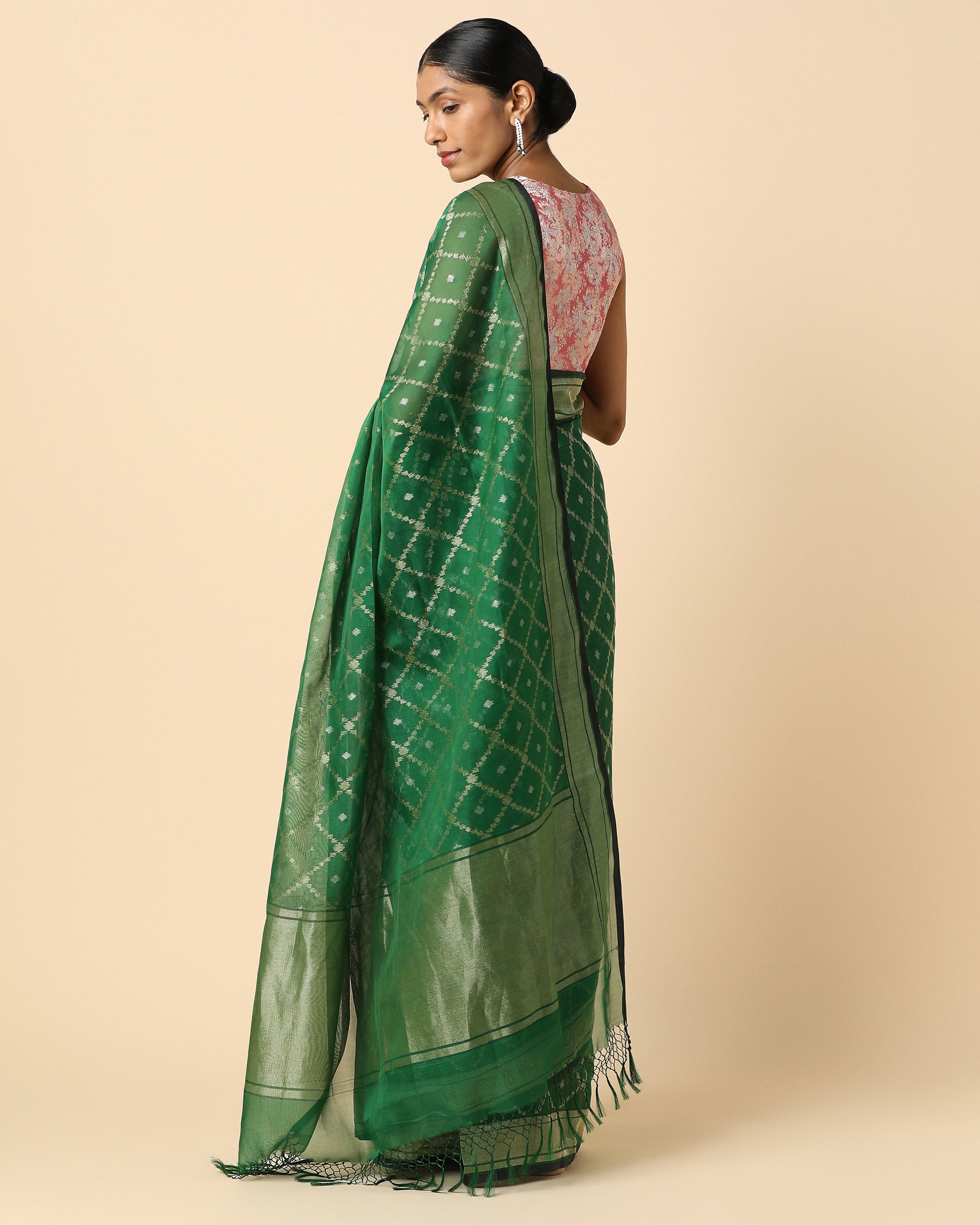 Urmi Banarasi Jamdani Silk Cotton Saree