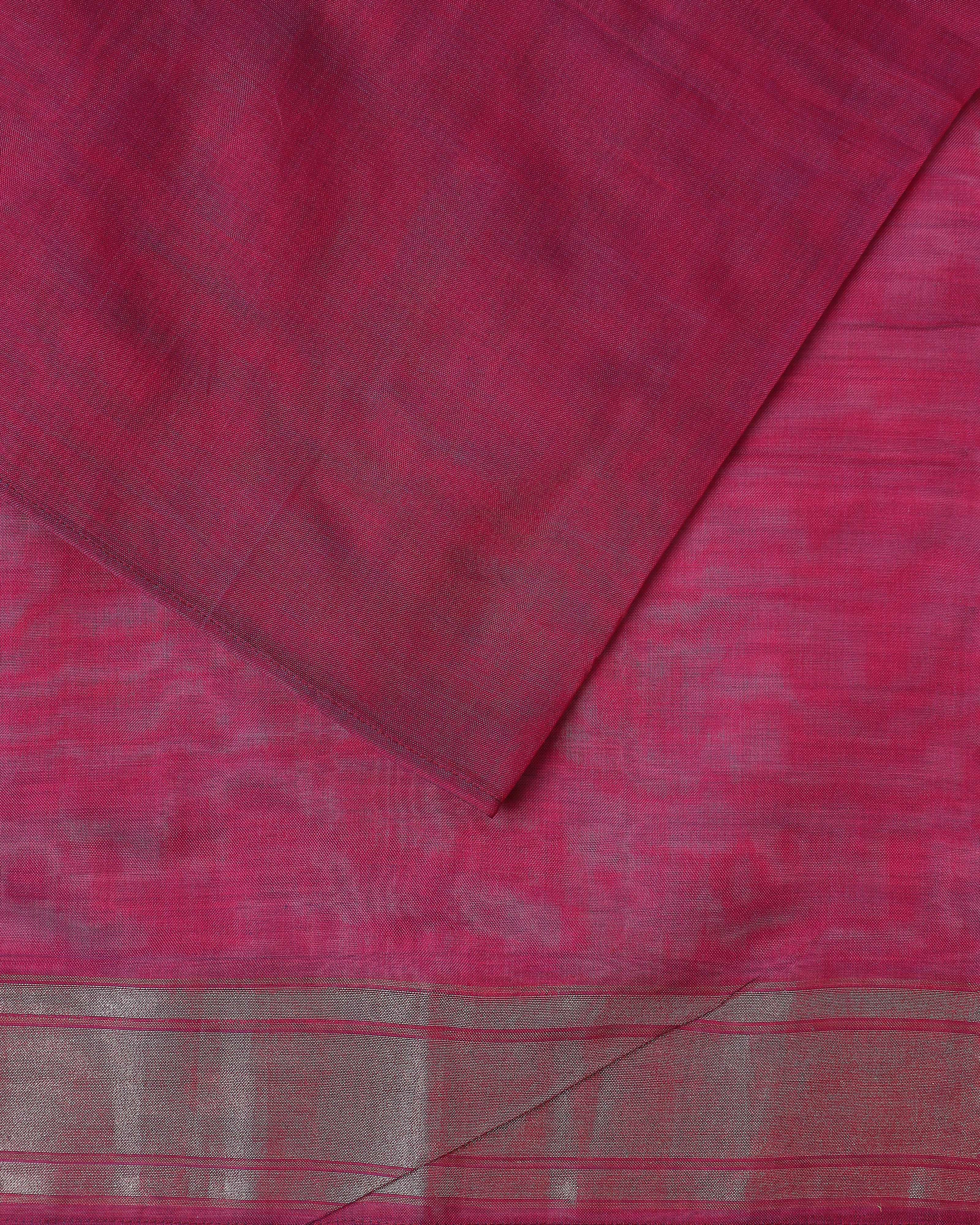 Yali Banarasi Jamdani Silk Cotton Saree