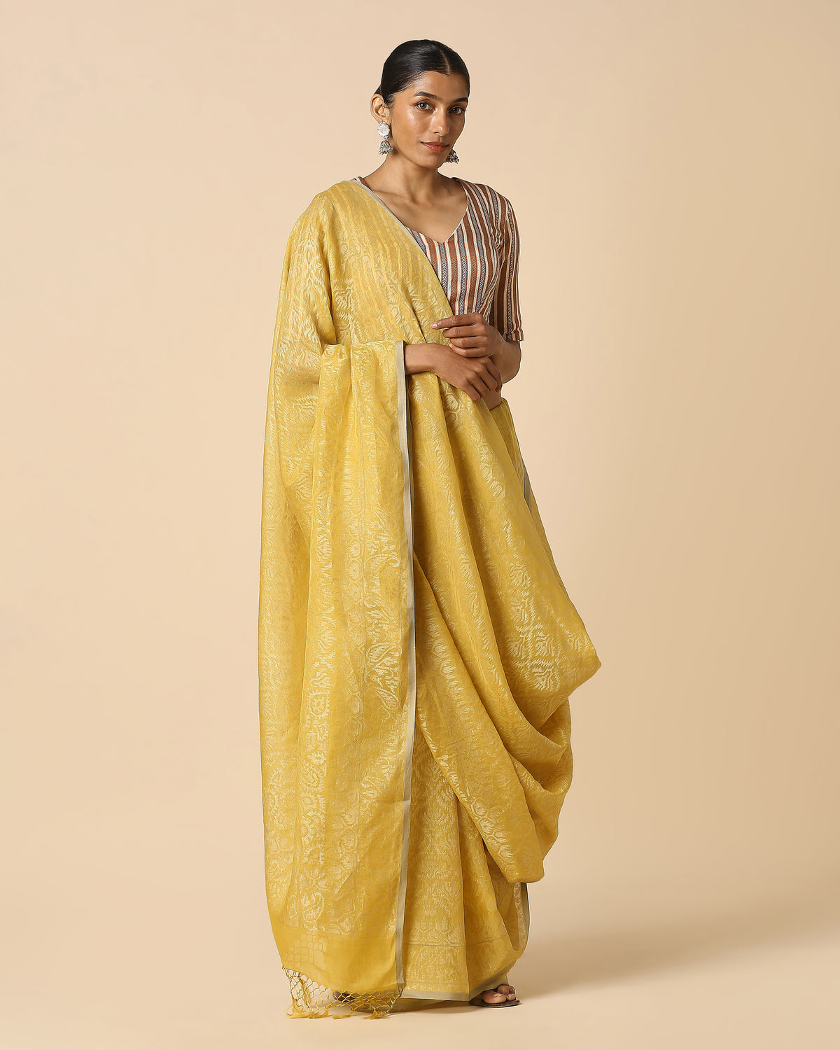 Yashima Banarasi Jamdani Silk Cotton Saree