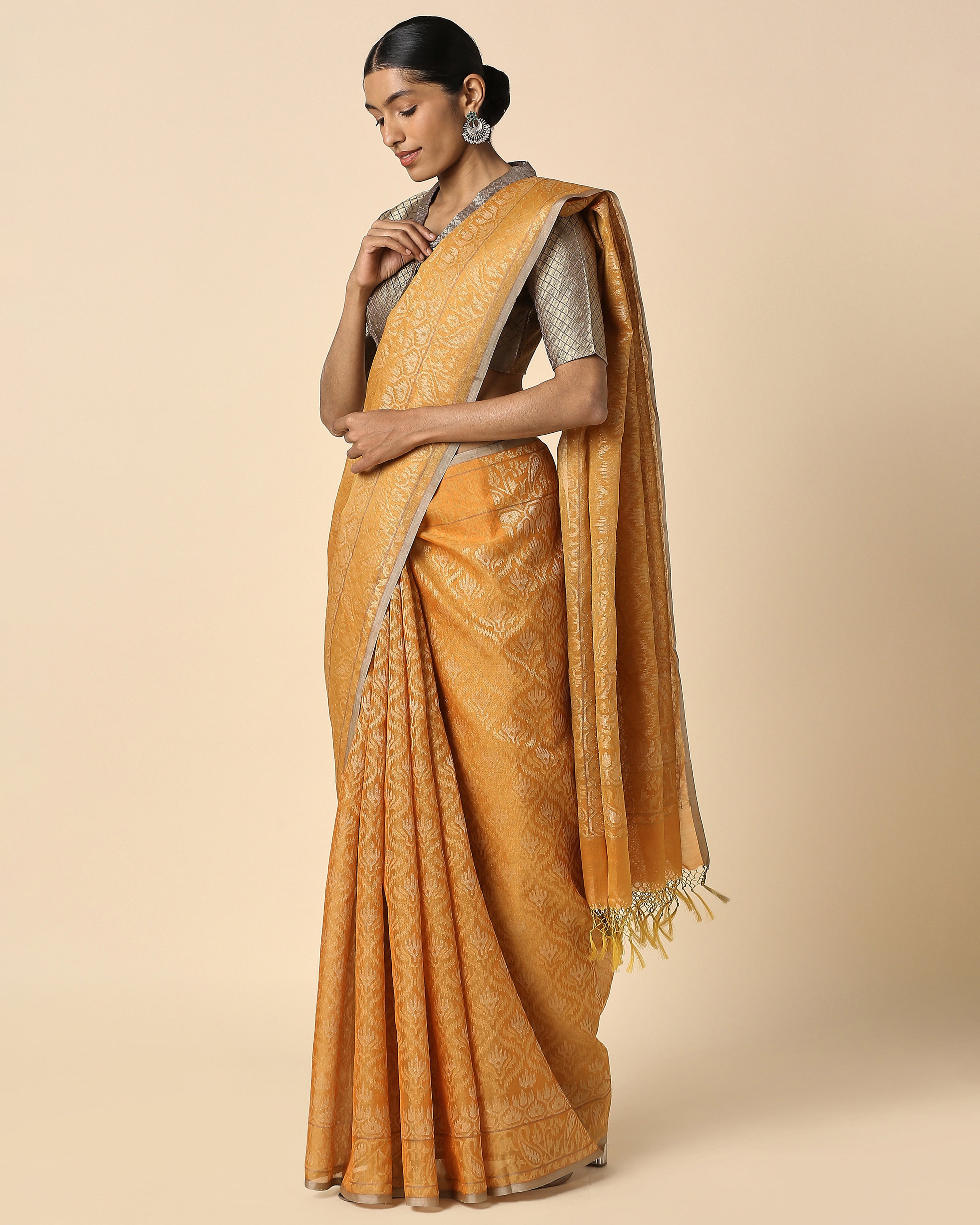 Yashima Banarasi Jamdani Silk Cotton Saree