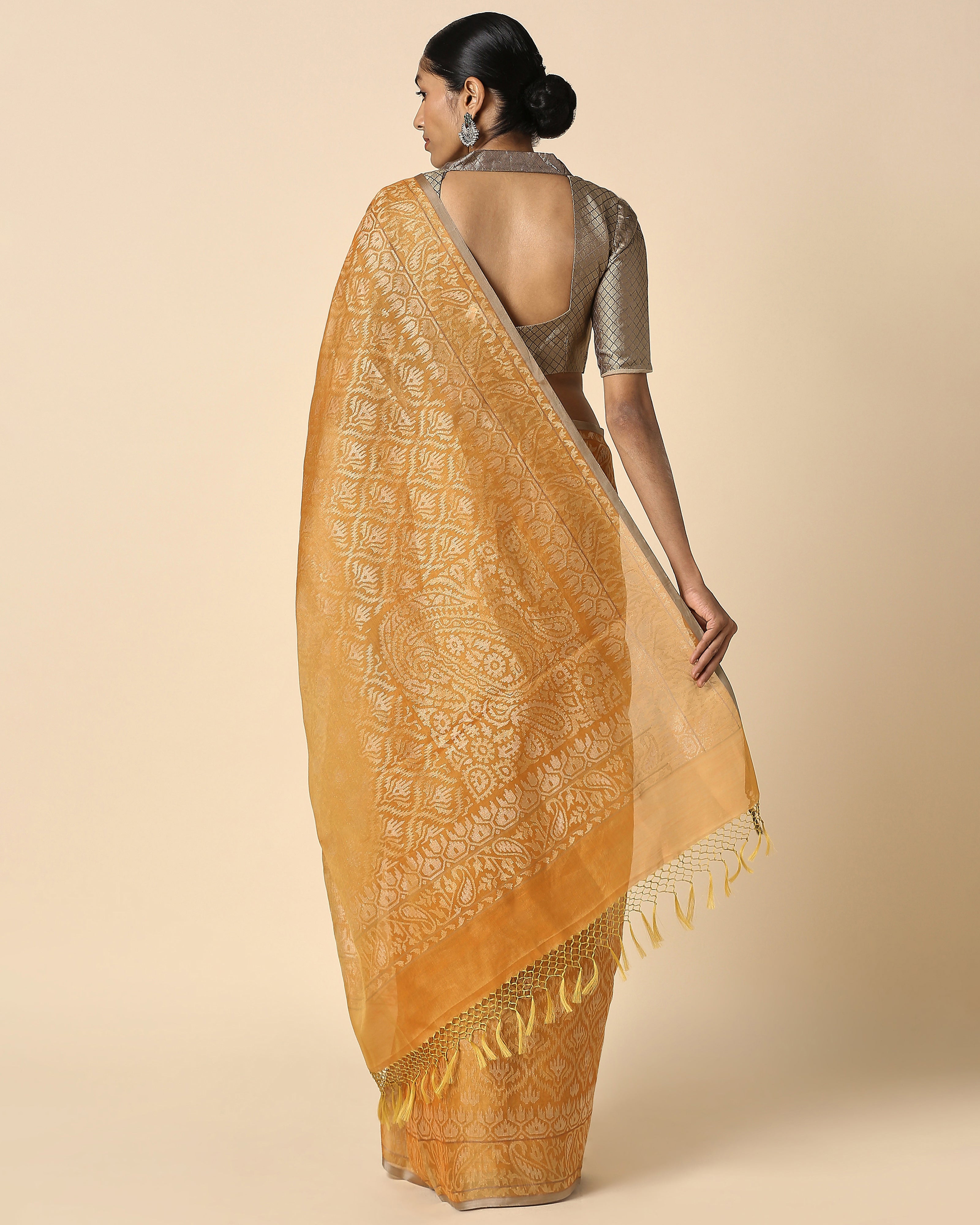 Yashima Banarasi Jamdani Silk Cotton Saree