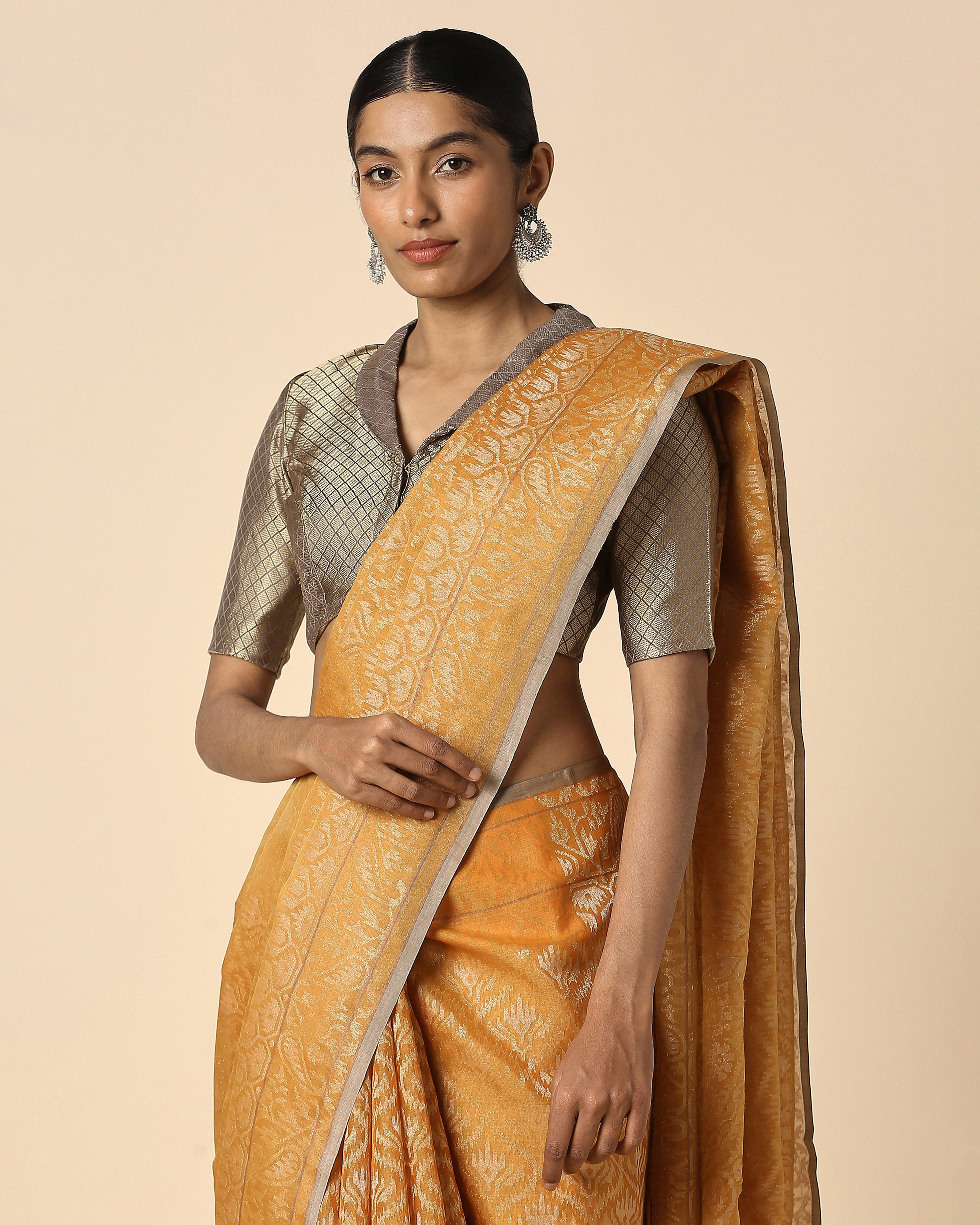 Yashima Banarasi Jamdani Silk Cotton Saree