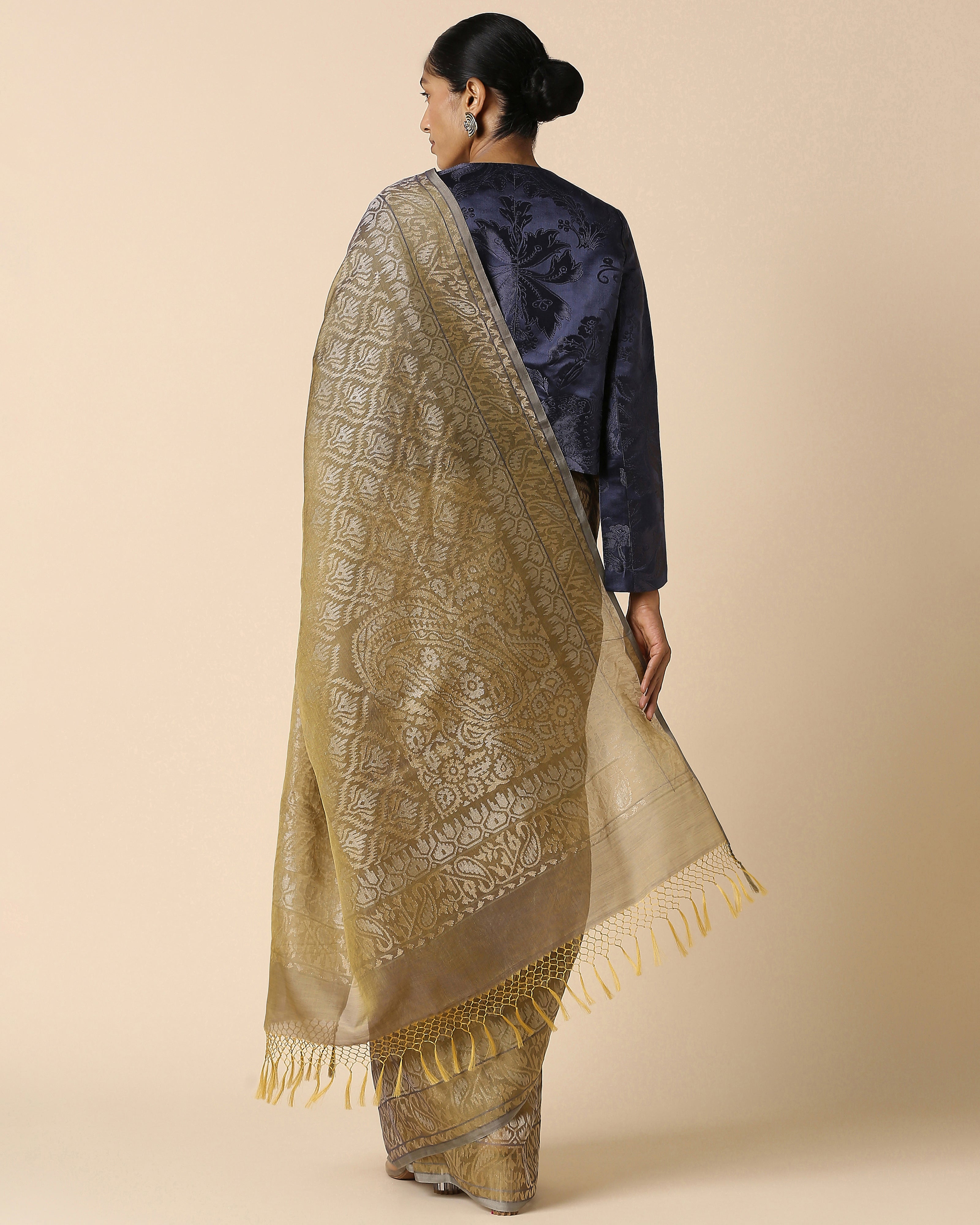 Yashima Banarasi Jamdani Silk Cotton Saree
