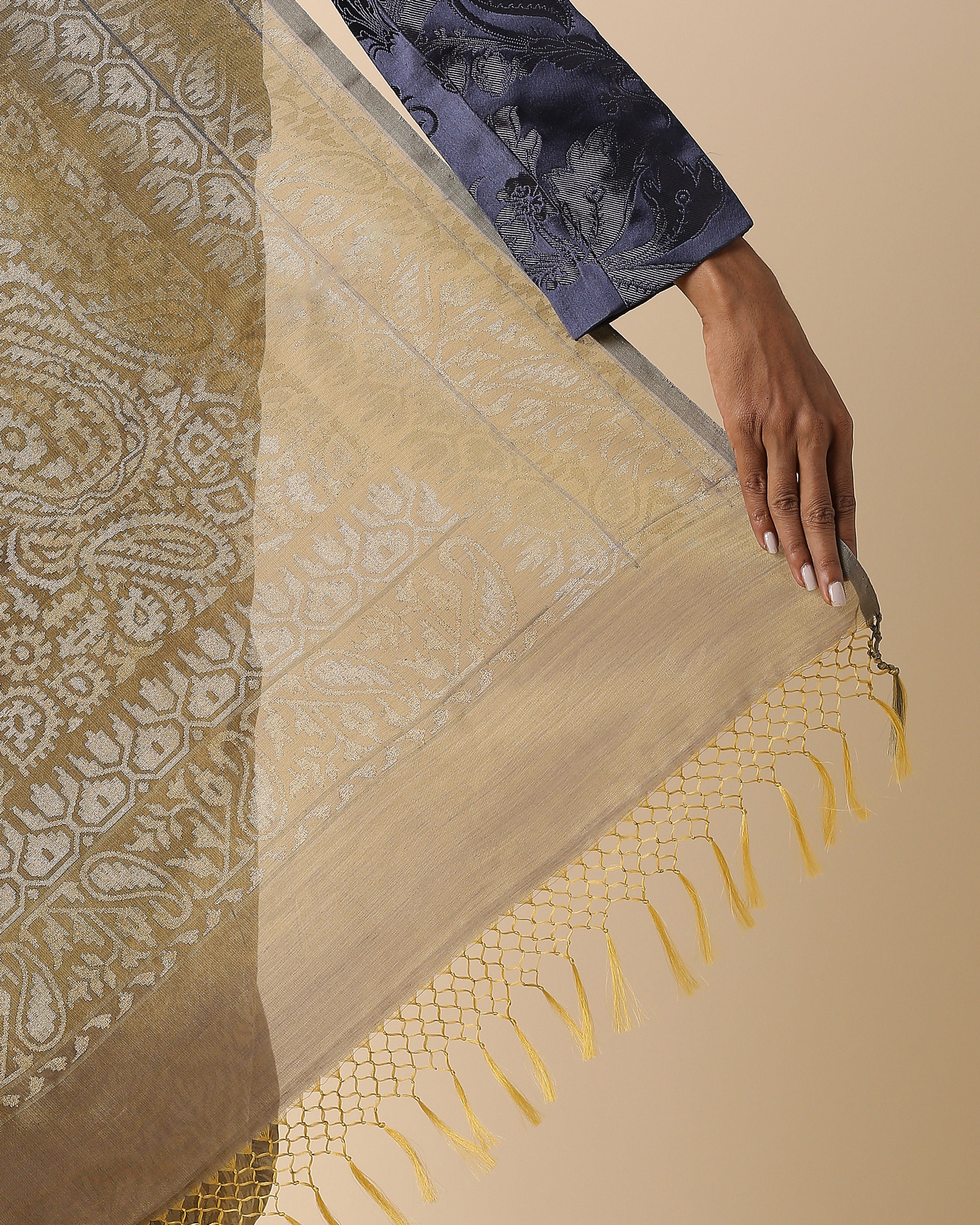 Yashima Banarasi Jamdani Silk Cotton Saree