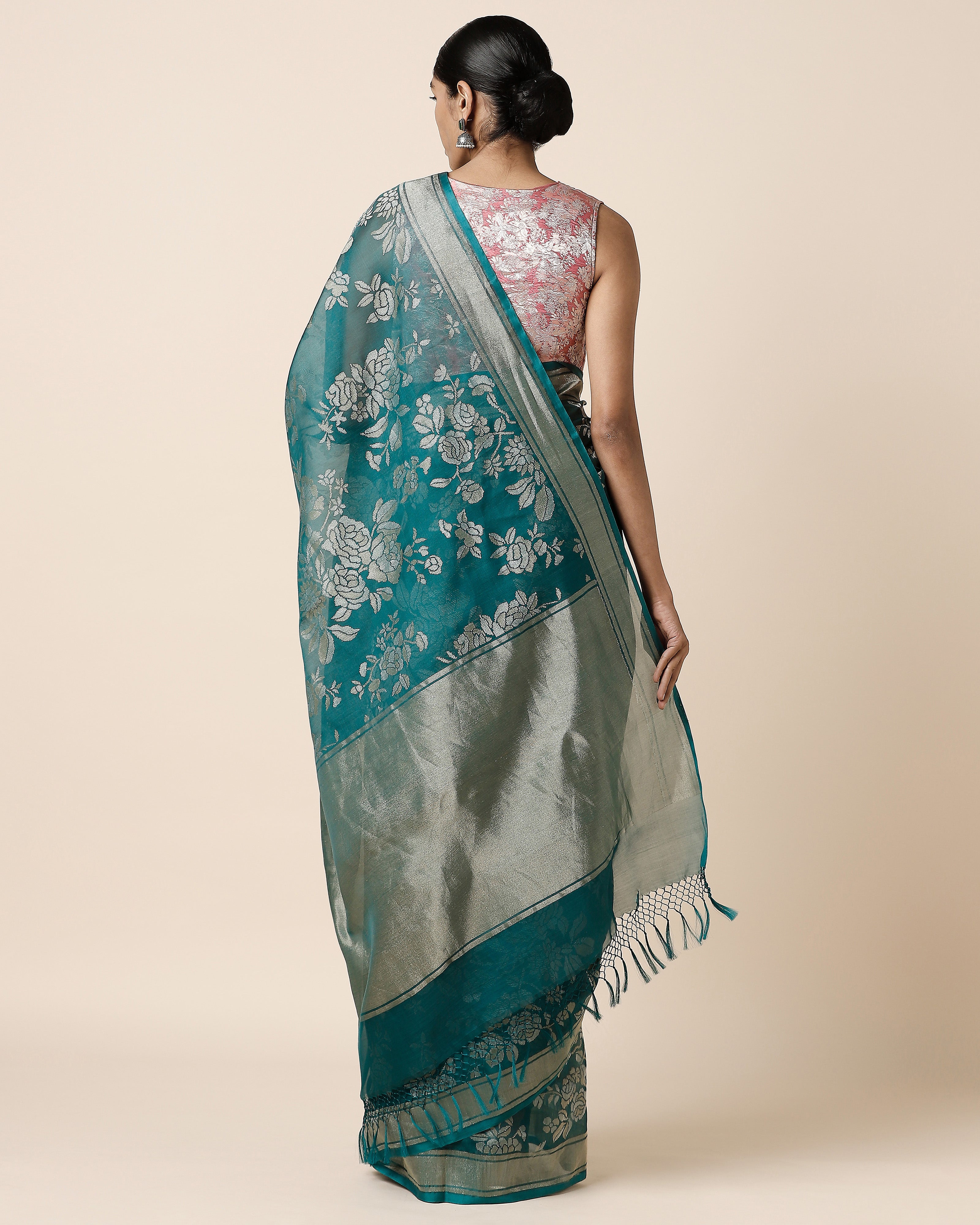 Surusha Banarasi Jamdani Silk Cotton Saree