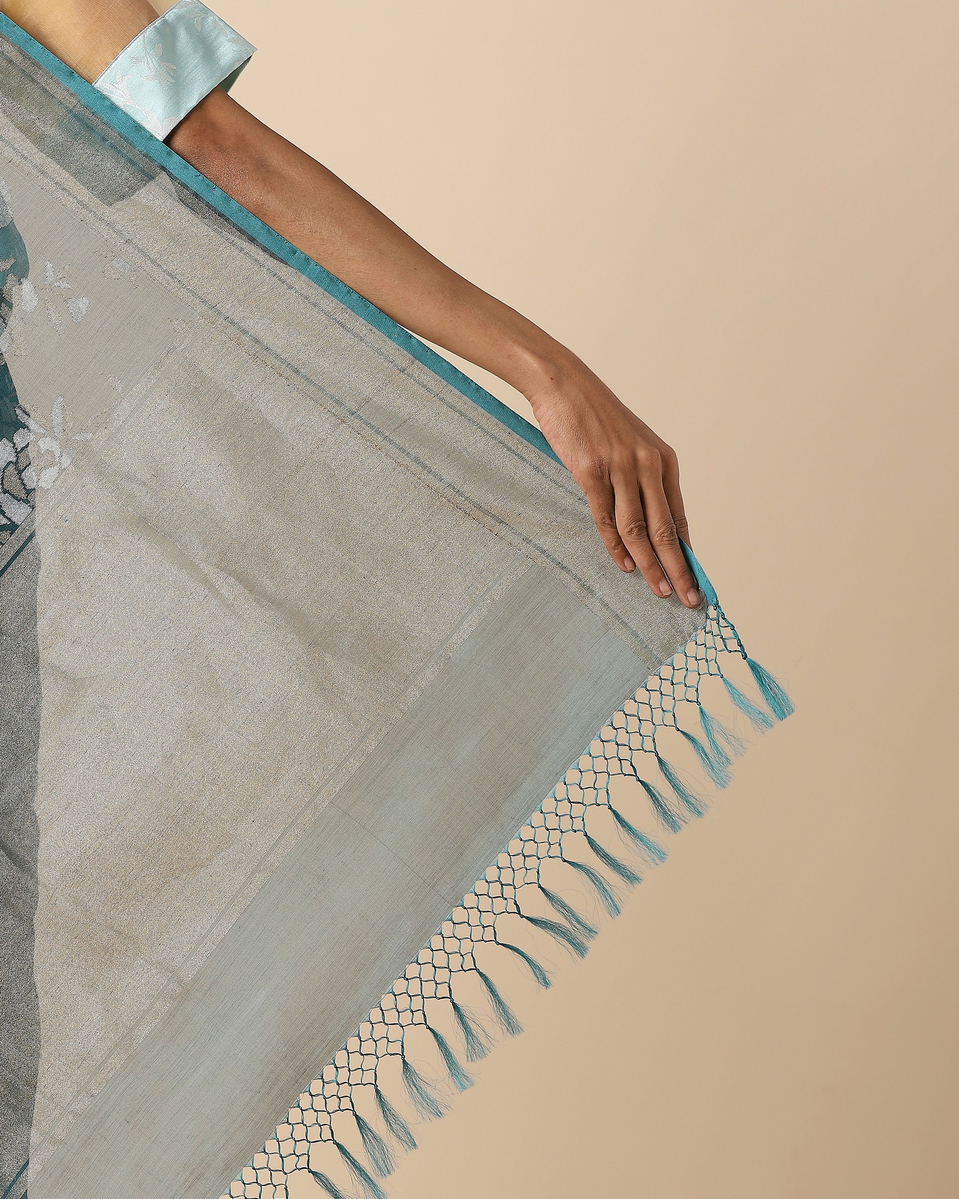 Surusha Banarasi Jamdani Silk Cotton Saree