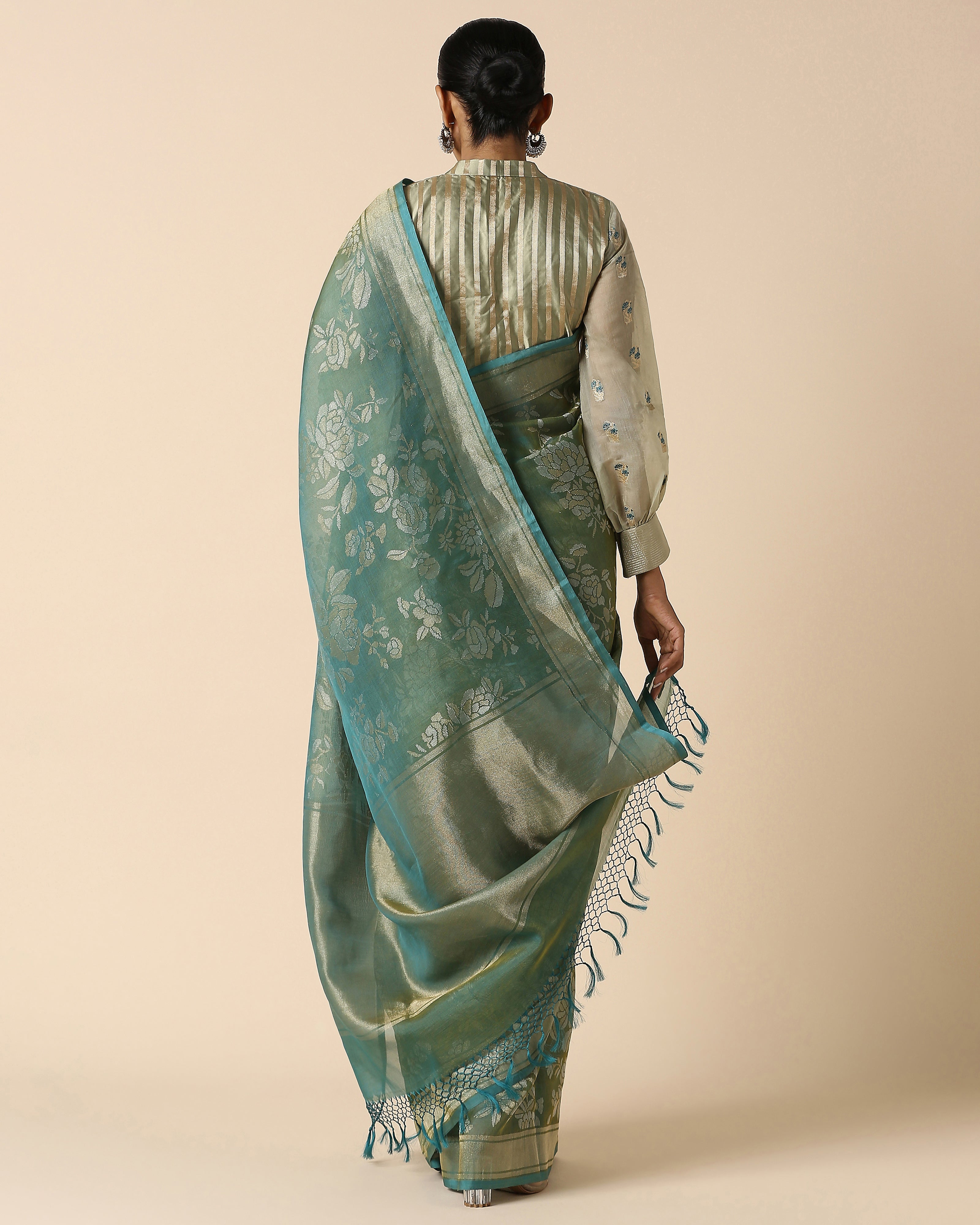 Surusha Banarasi Jamdani Silk Cotton Saree