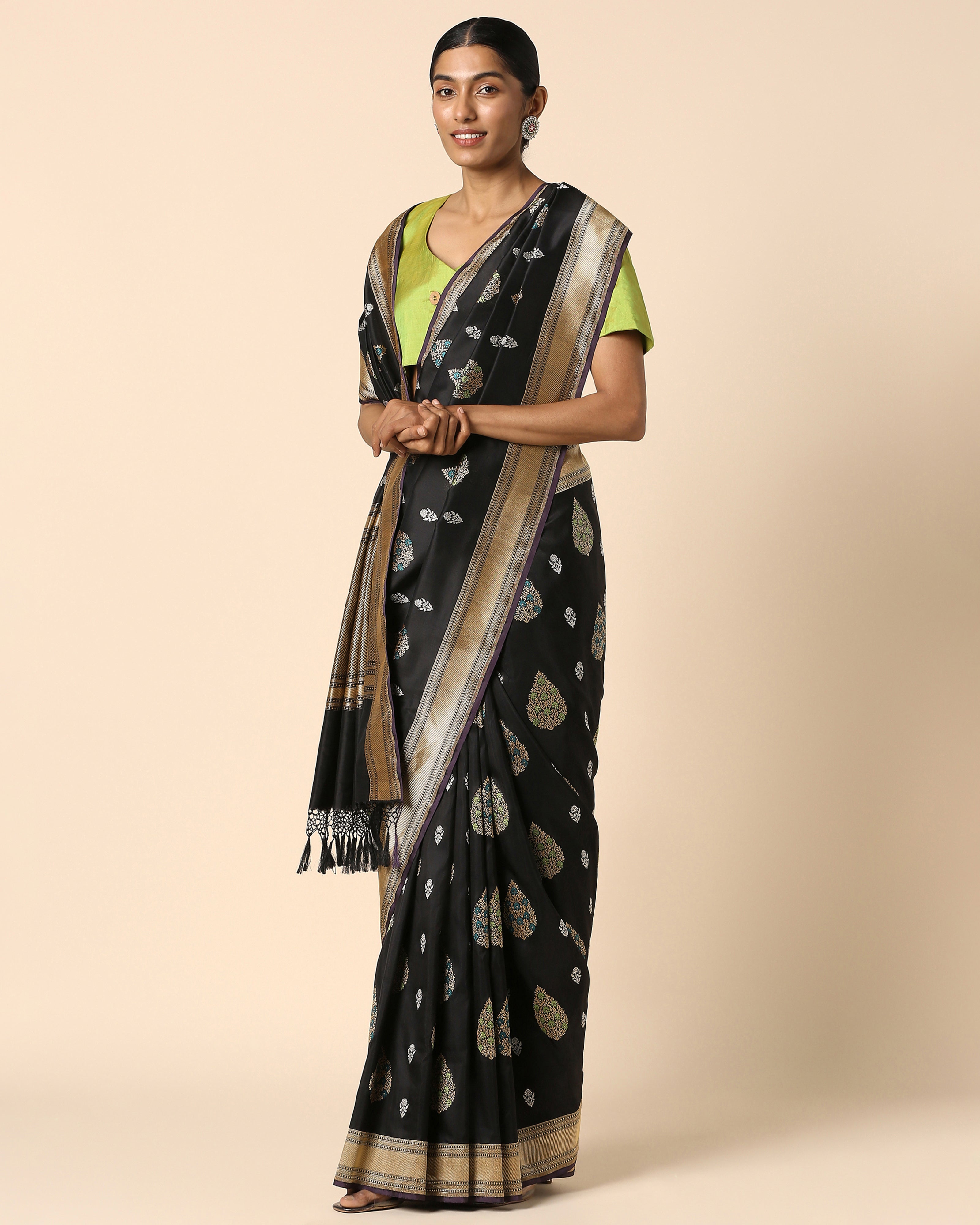 Faiza Banarasi Kadwa Silk Saree