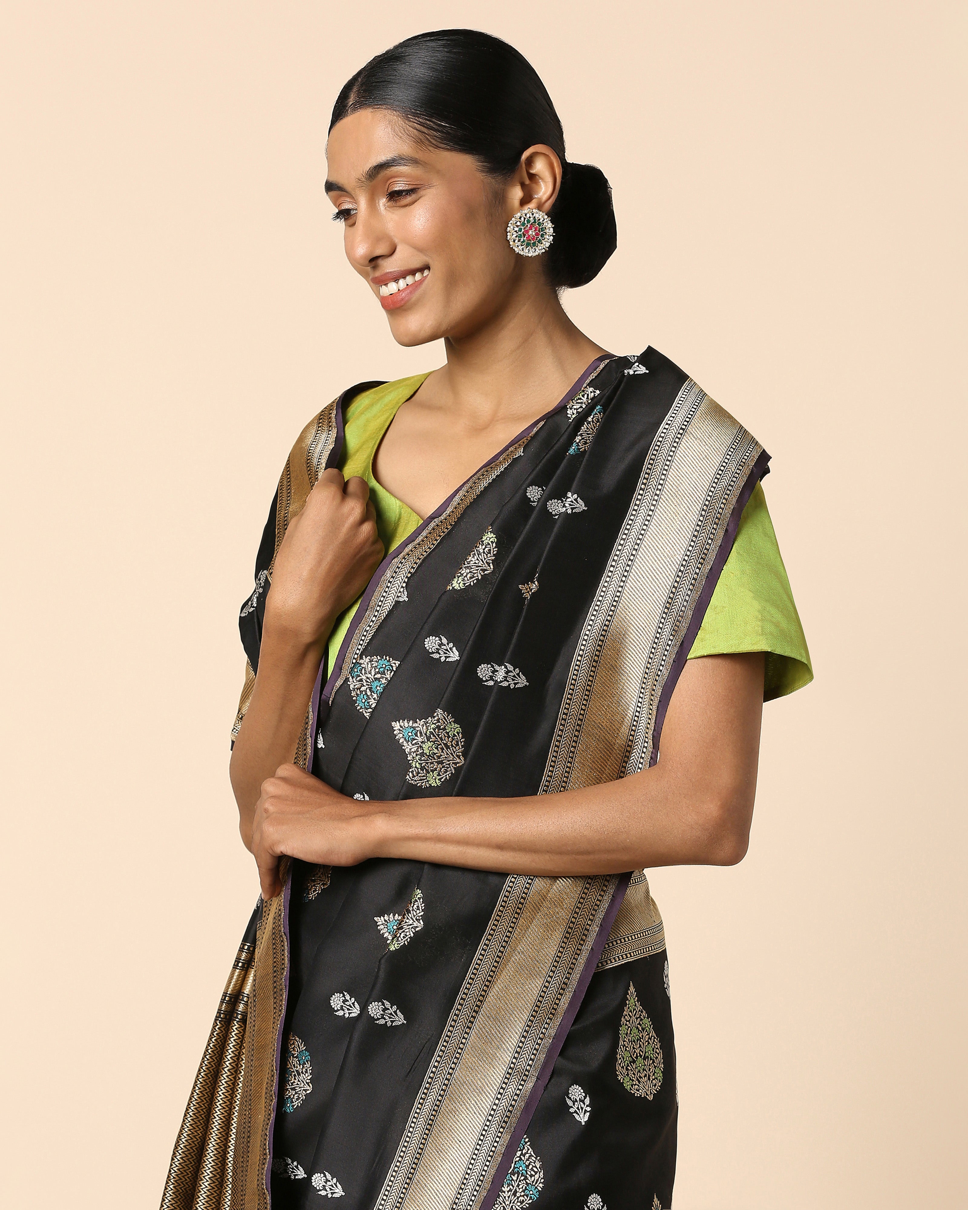Faiza Banarasi Kadwa Silk Saree