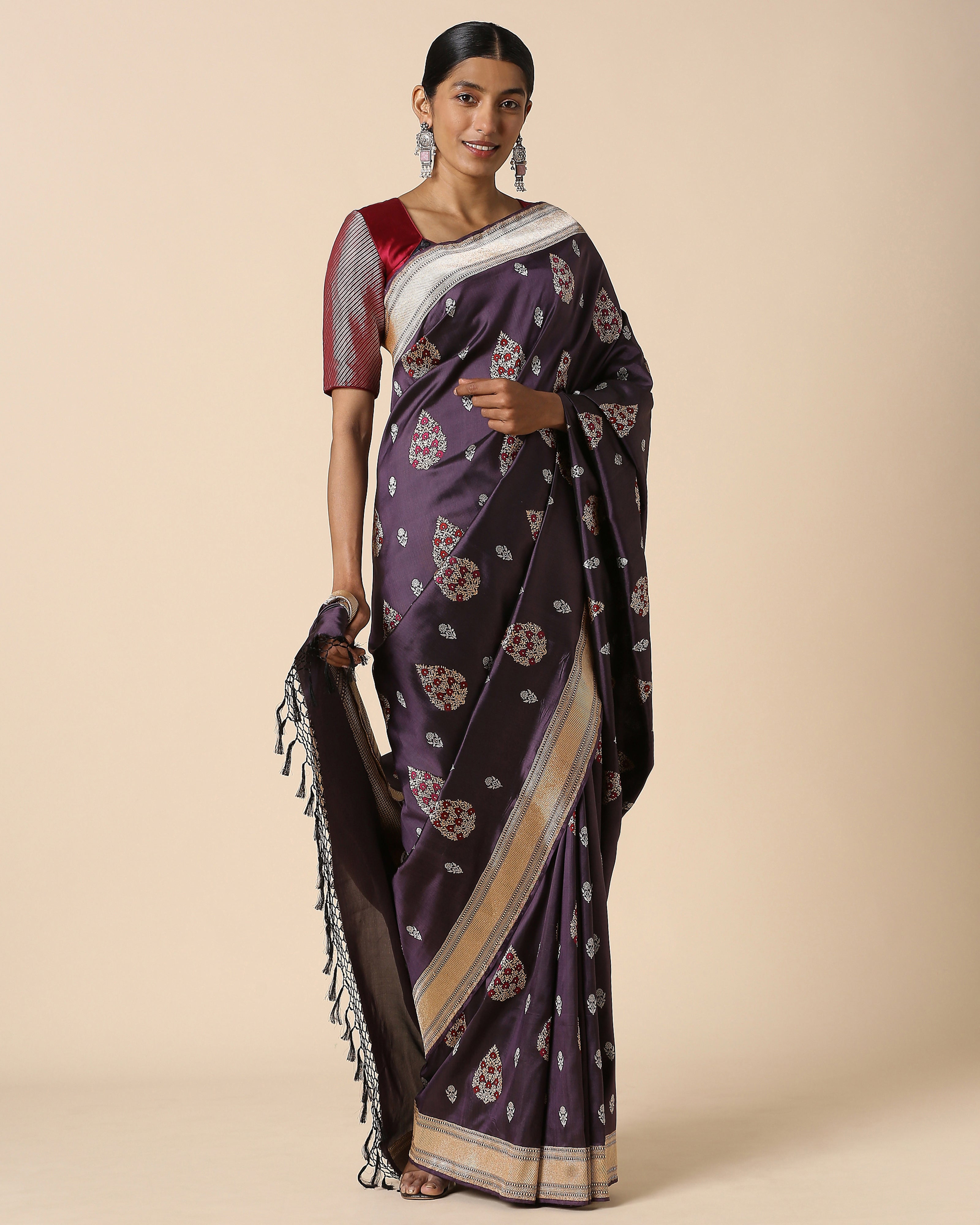 Faiza Banarasi Kadwa Silk Saree