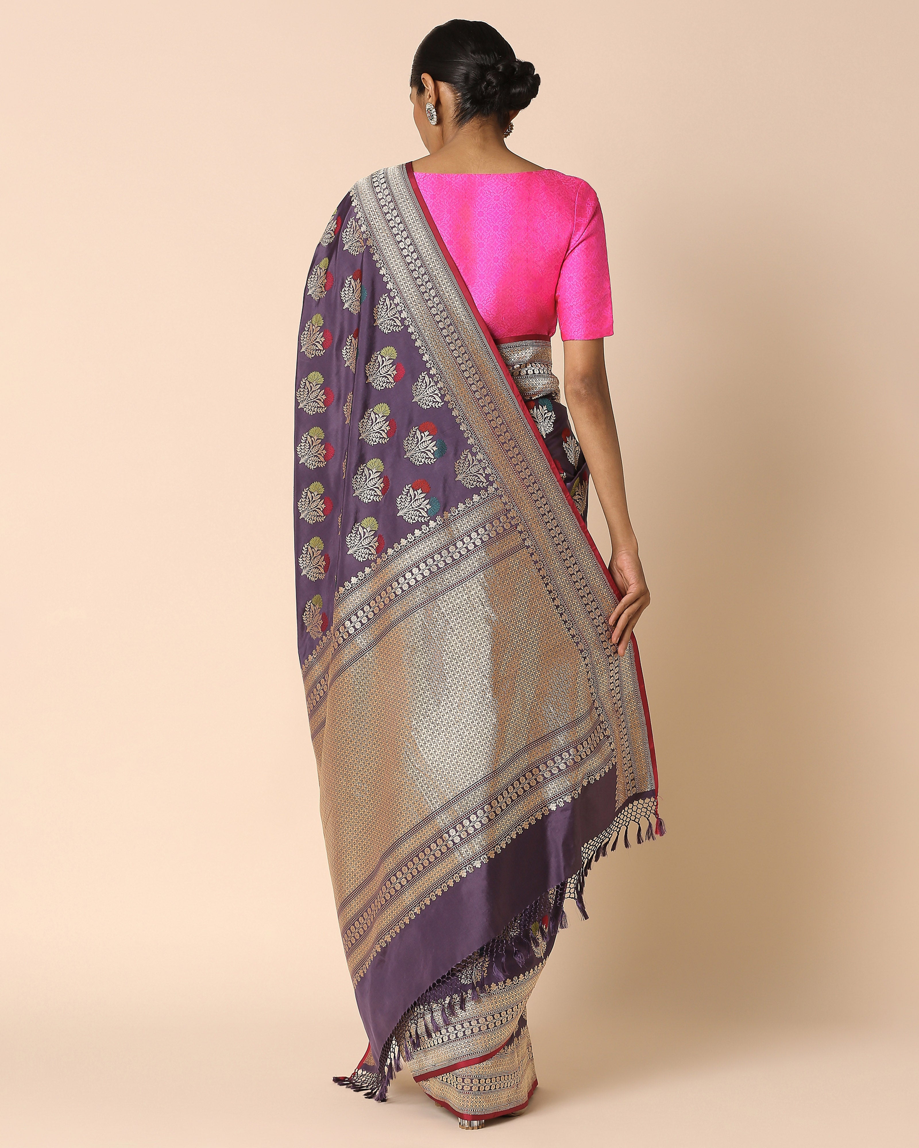 Candara Banarasi Kadwa Silk Saree