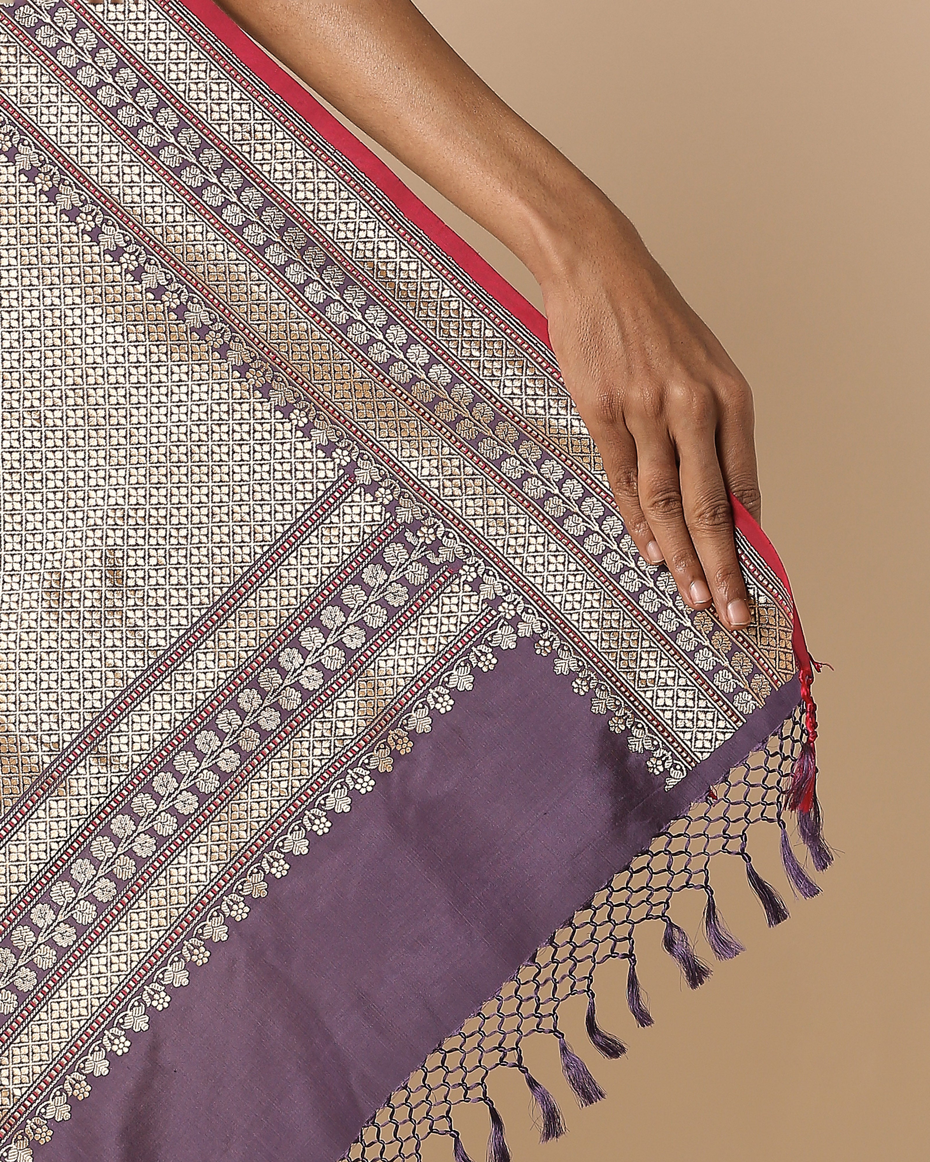 Candara Banarasi Kadwa Silk Saree