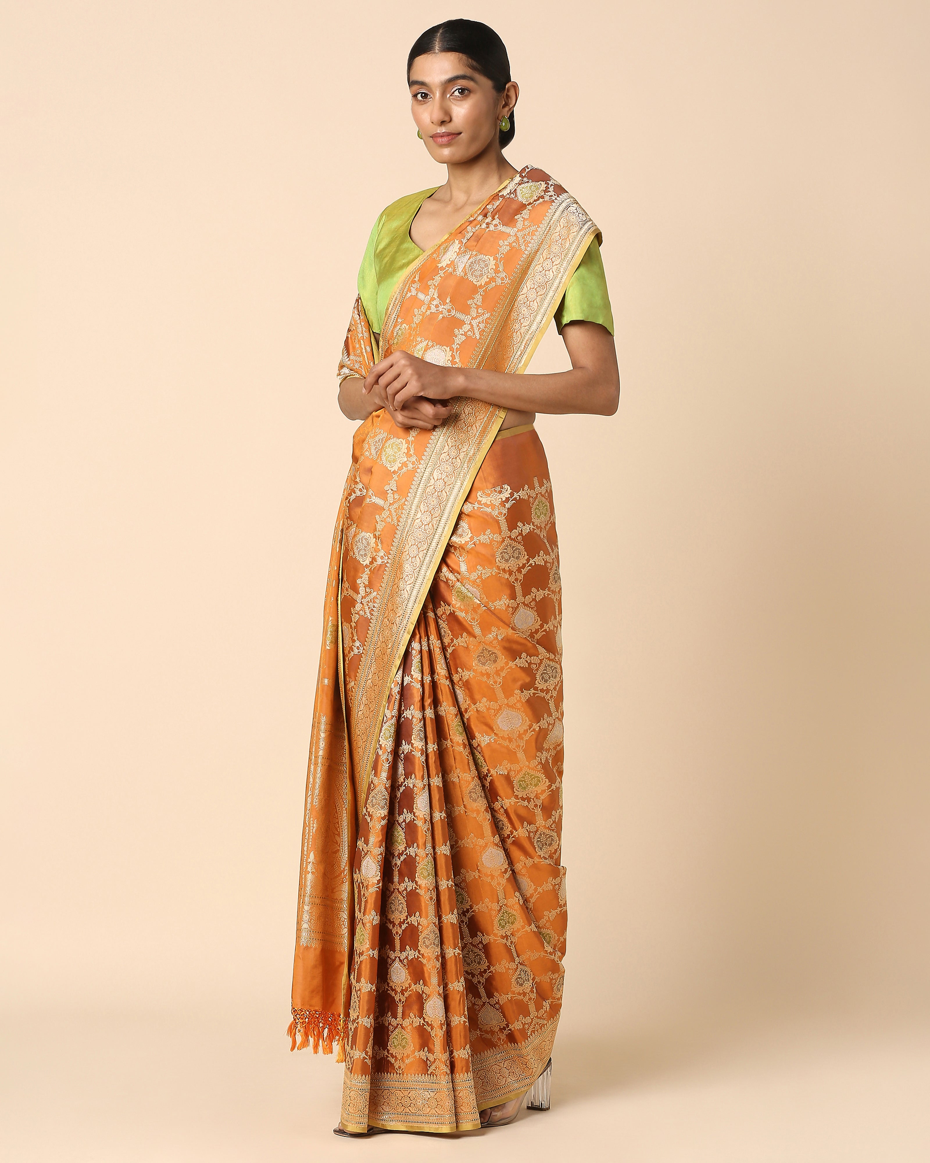 Corbel Banarasi Kadwa Silk Saree