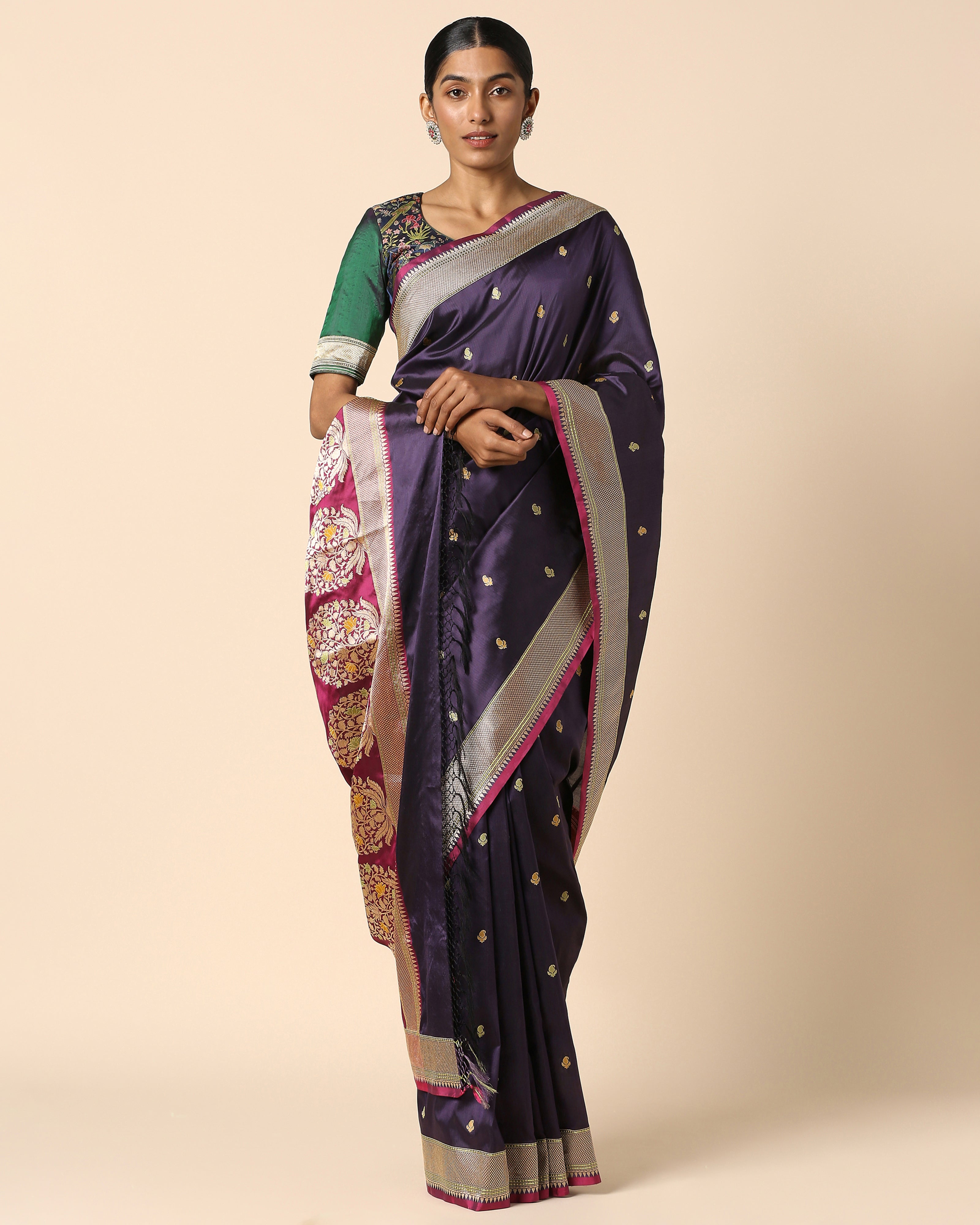 Maysa Banarasi Kadwa Silk Saree
