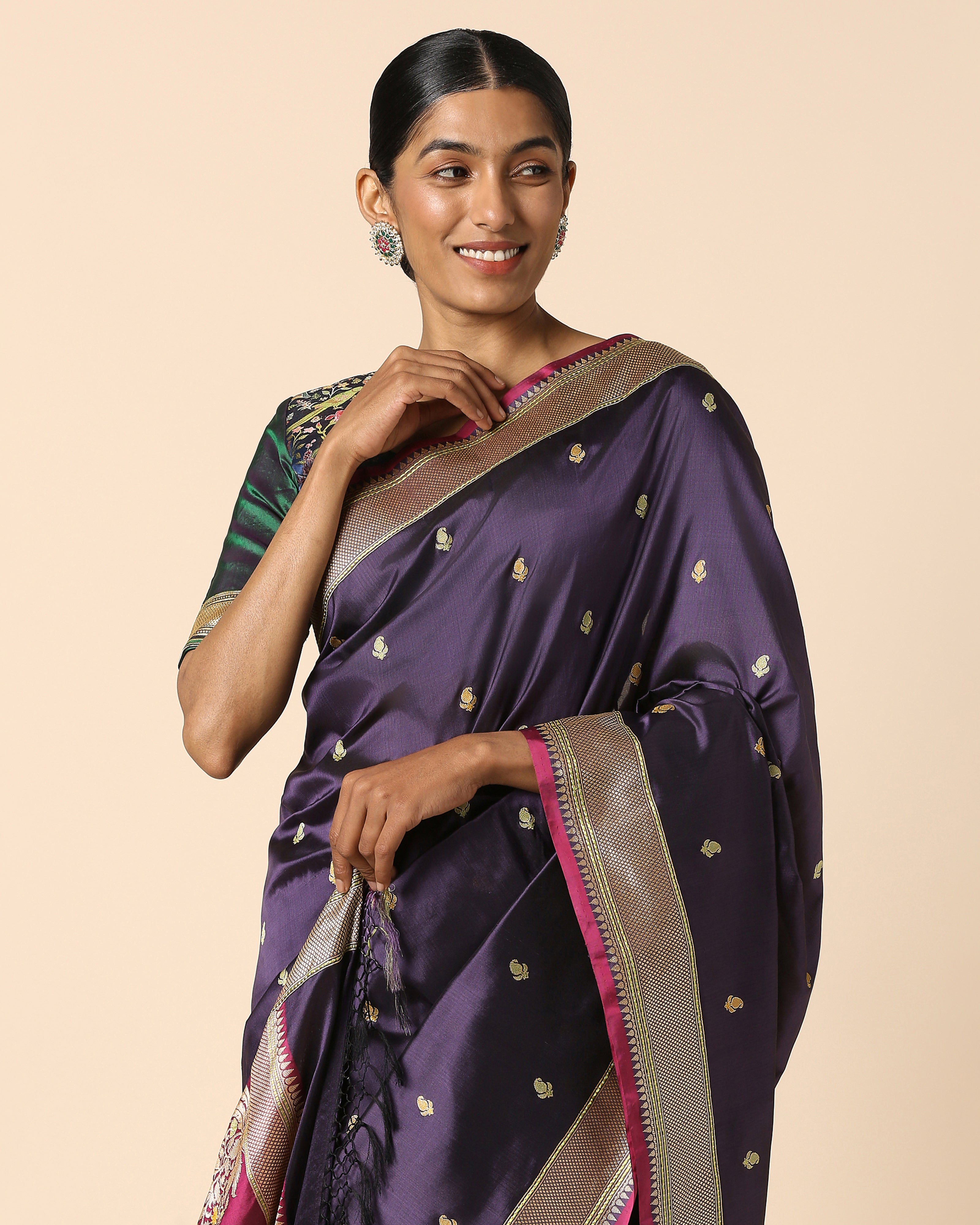 Maysa Banarasi Kadwa Silk Saree