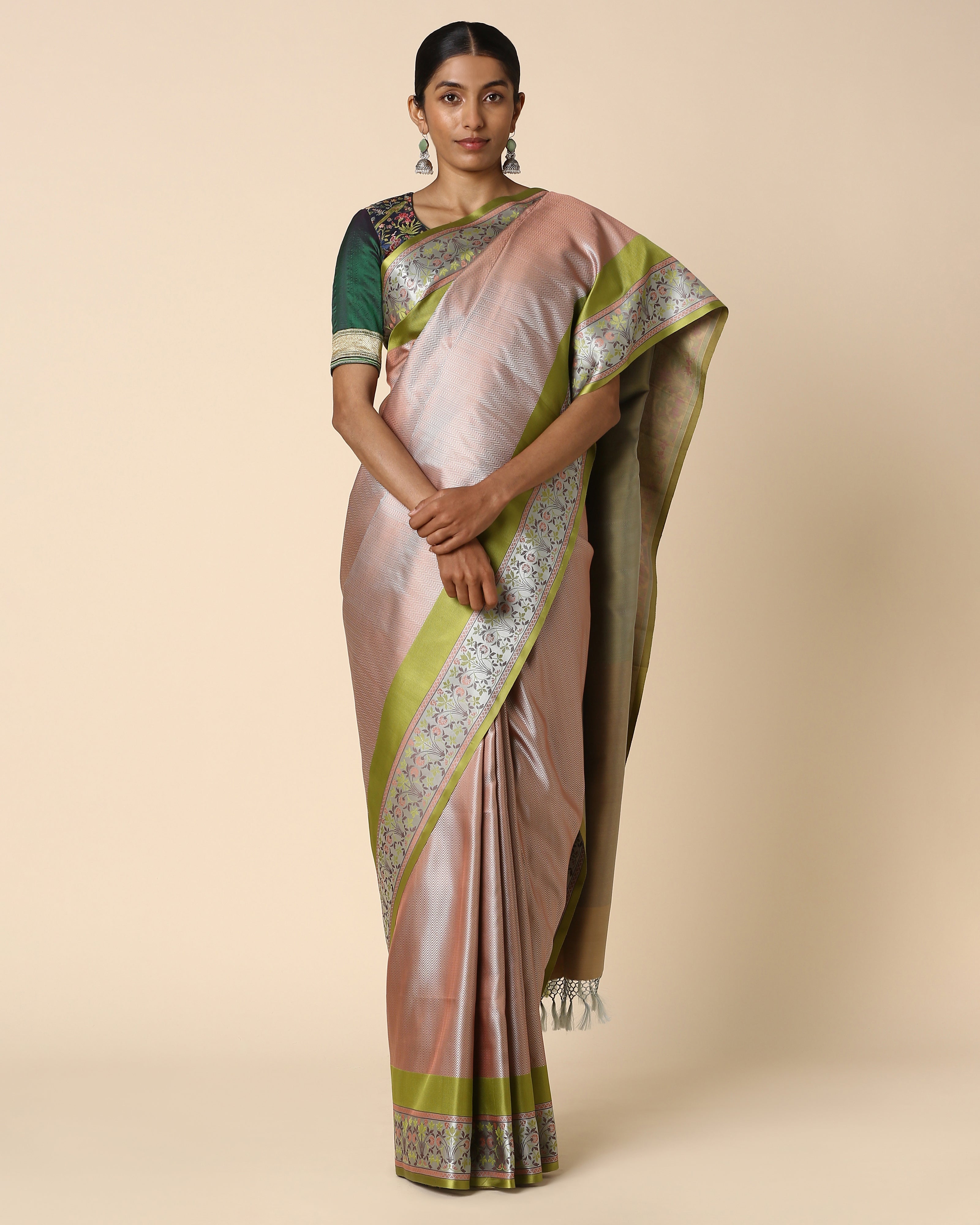 Thaimaa Banarasi Tanchoi Silk Saree