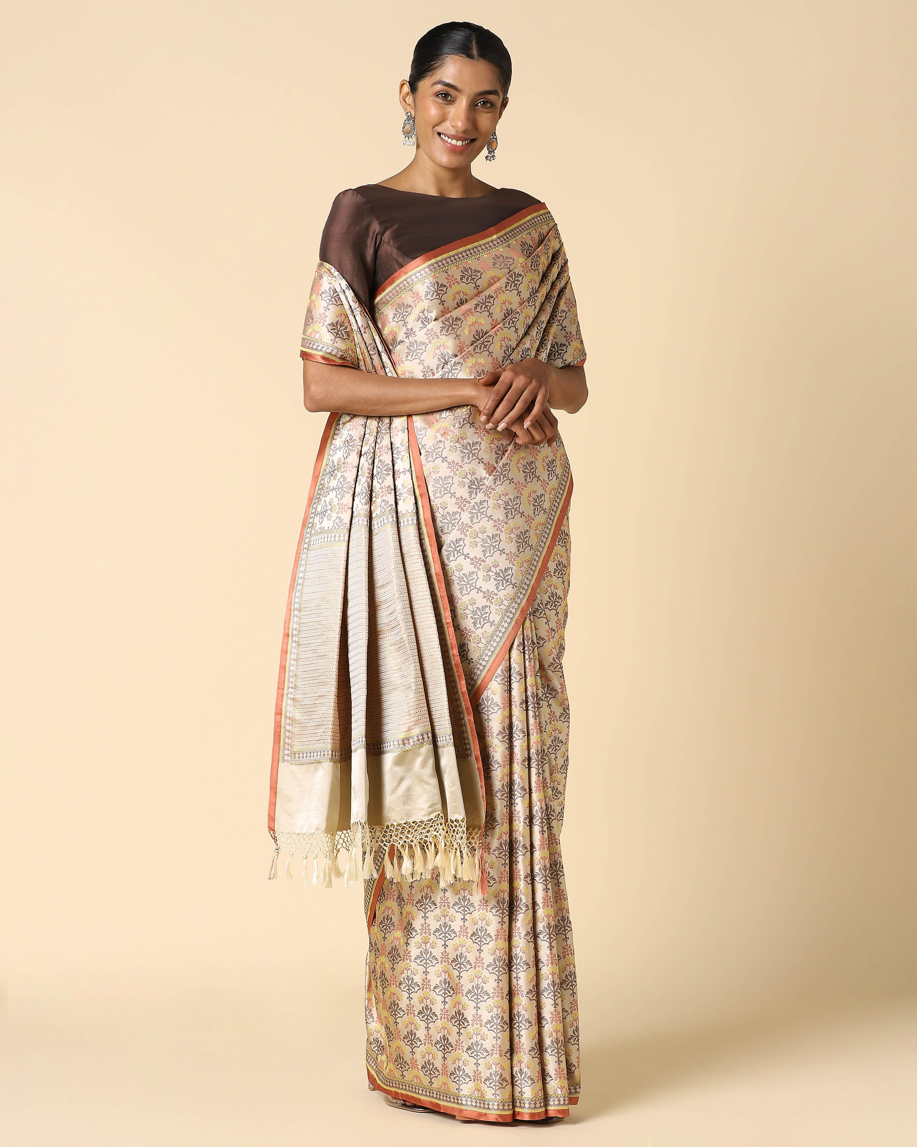 Yalinaa Banarasi Tanchoi Silk Saree