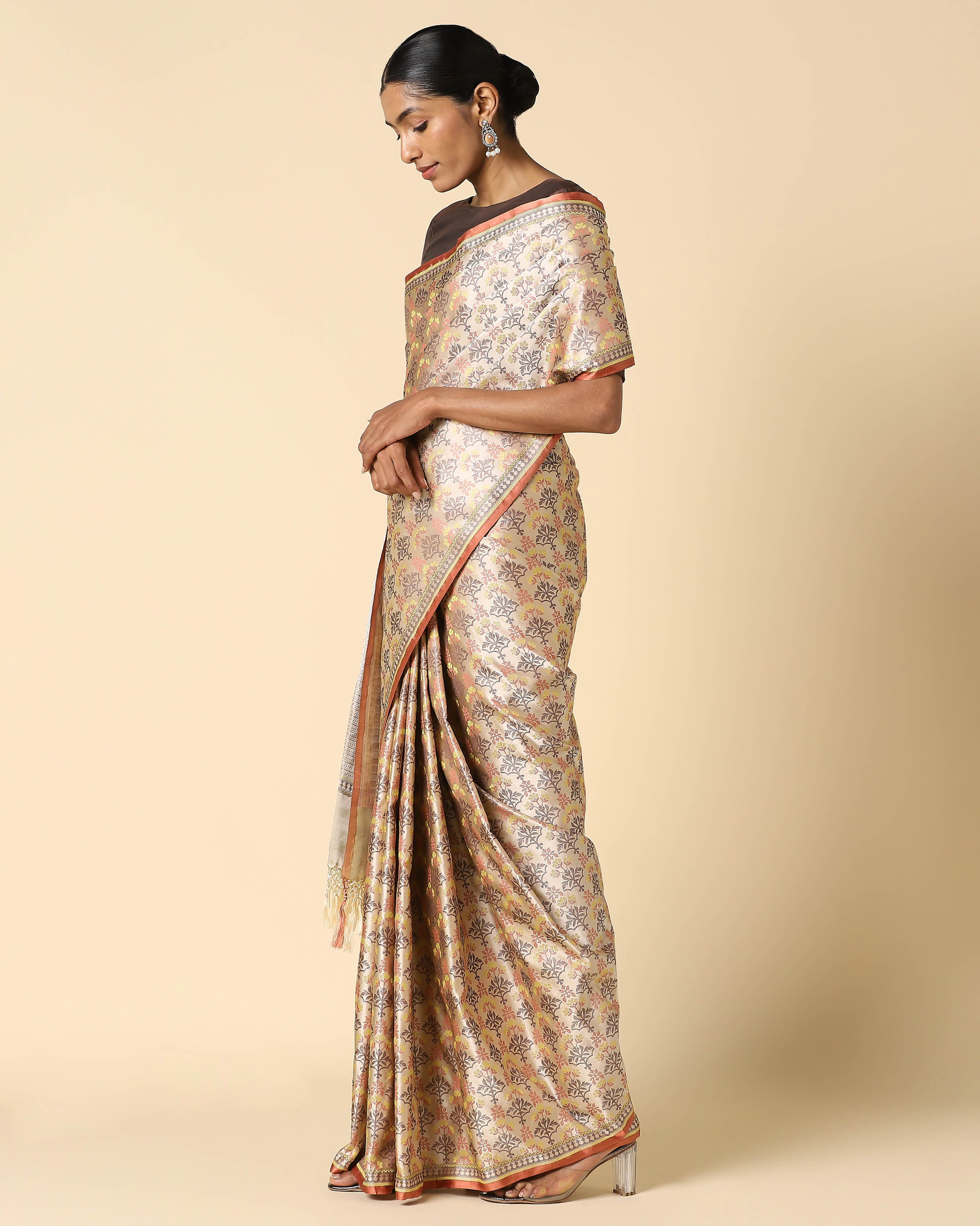 Yalinaa Banarasi Tanchoi Silk Saree