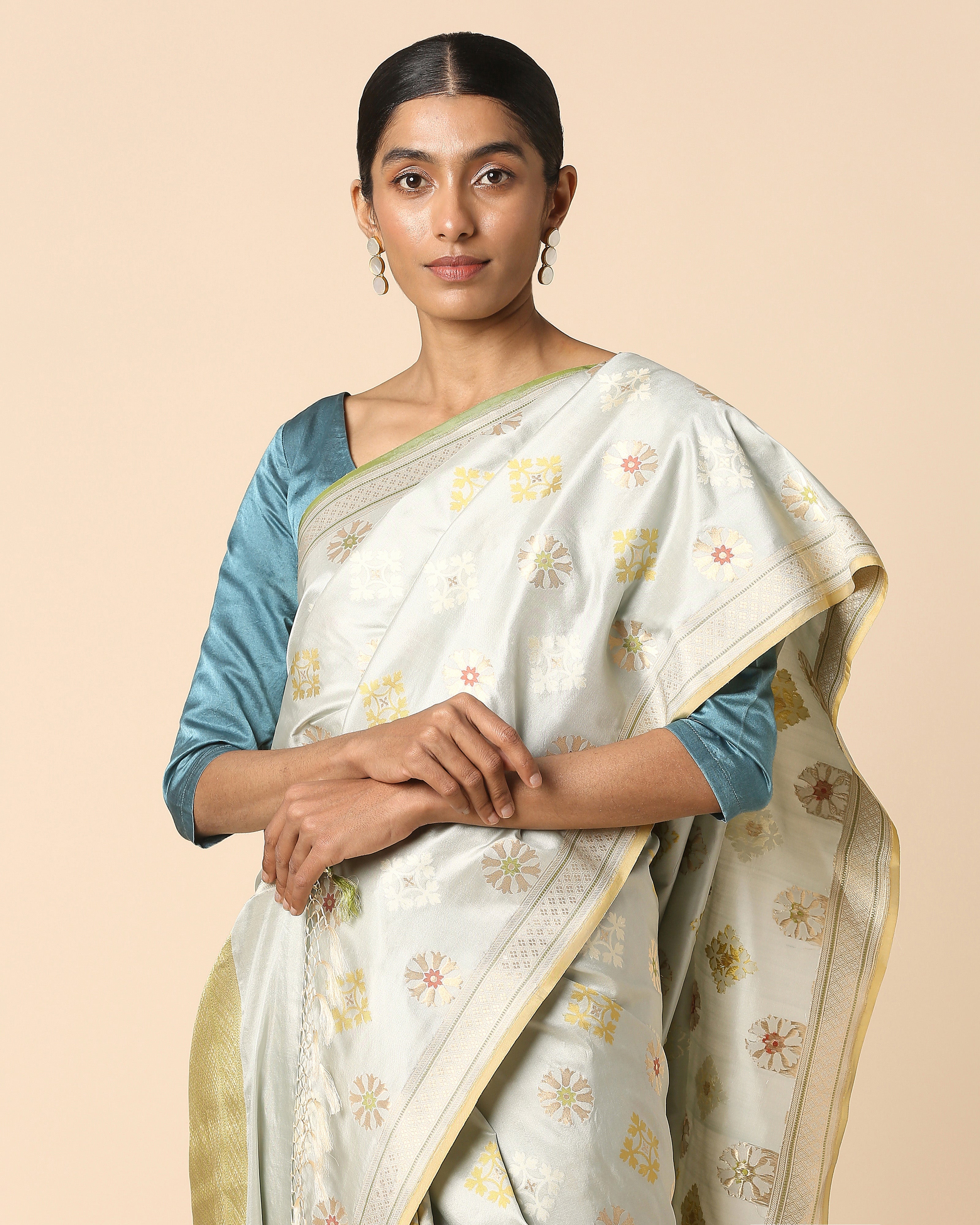 Esita Banarasi Cutwork Silk Saree