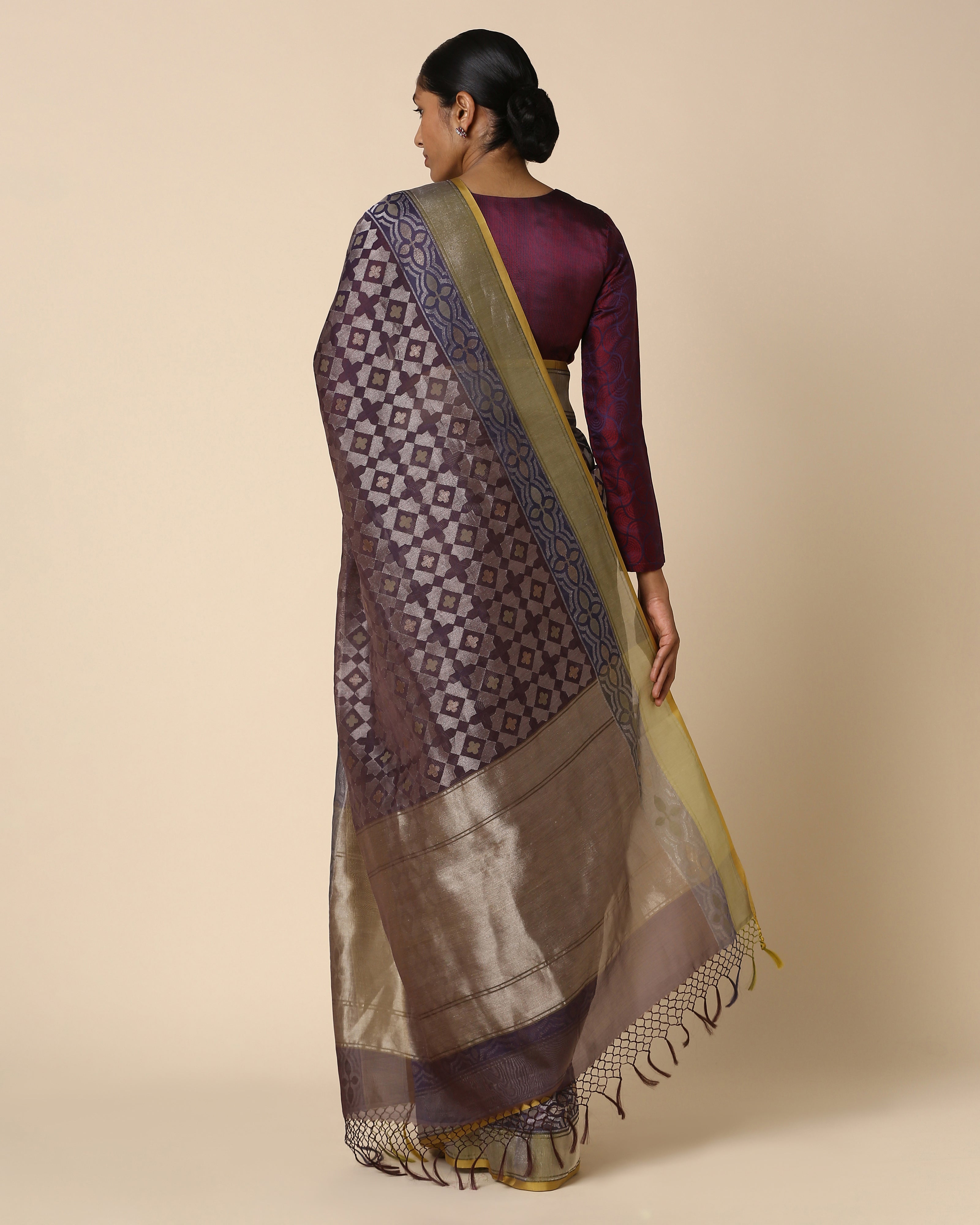 Dua Banarasi Jamdani Silk Cotton Saree